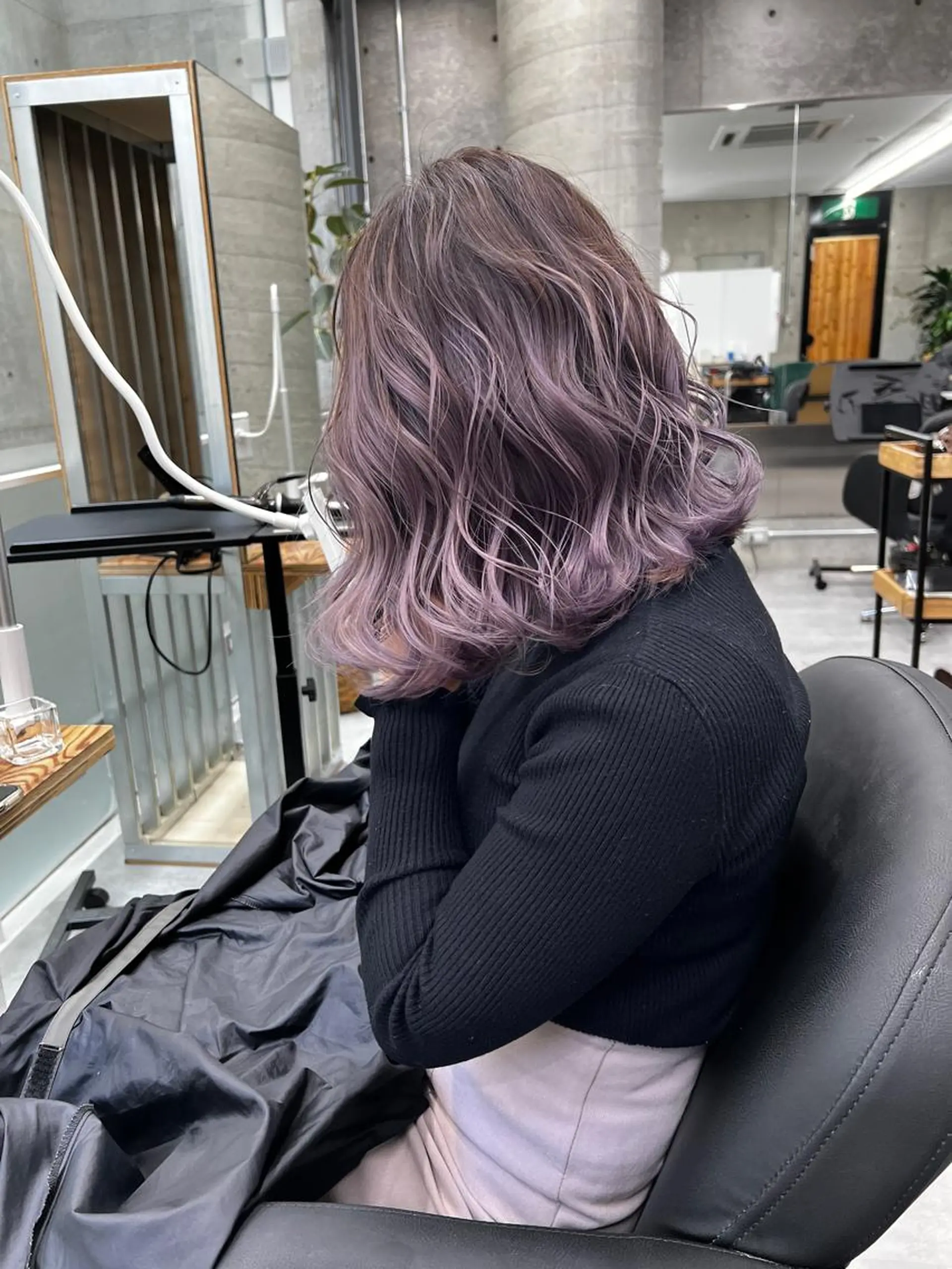 ミディアム カラー バレイヤージュ ブリーチ ケアブリーチ ダブルカラー ハイトーンカラー ヘアカラー トリートメント welring hair salon所属・welring hair salonのヘアスタイル