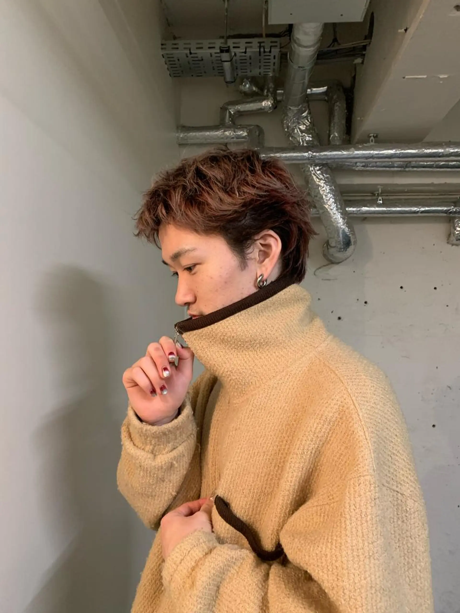 ショート カラー ブリーチ ハッシュカット/ MAYAのヘアスタイル