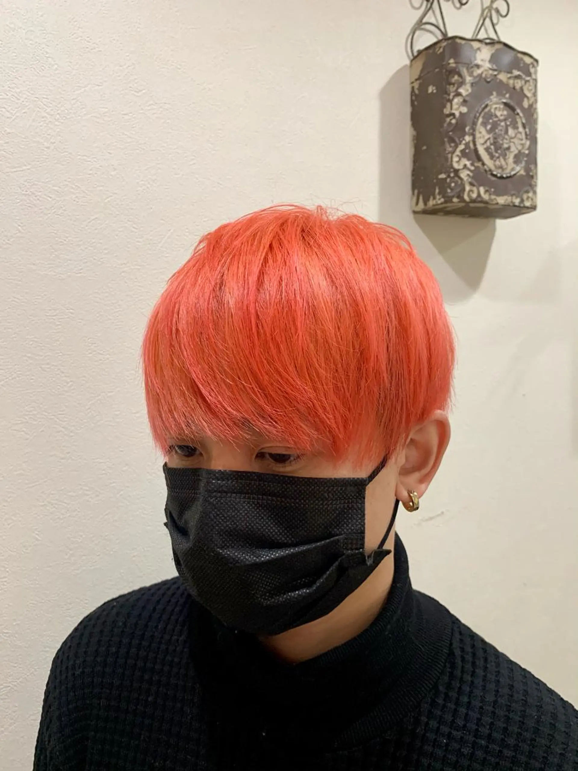 ショート カラー メンズ カット ヘアカラー トリートメント 透明感/ 美髪矯正/田中恭のヘアスタイル