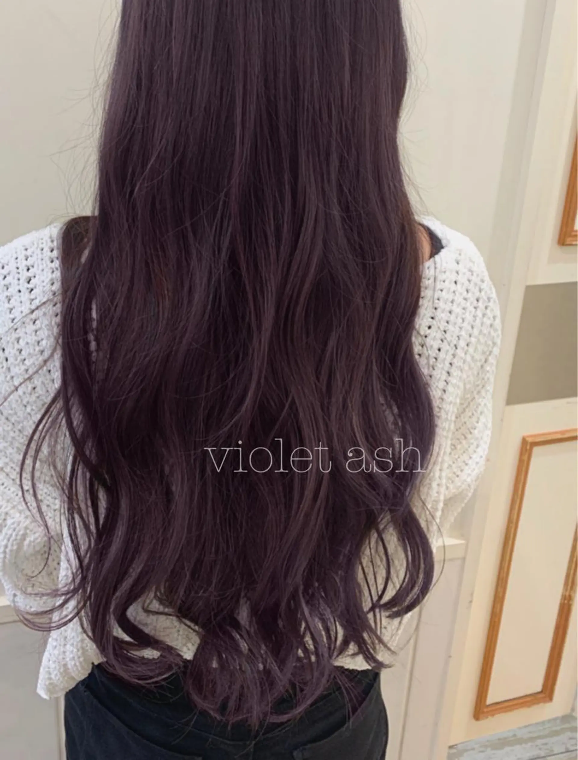 ロング カラー ヘアカラー トリートメント ぱつっとボブ/ 小野あかねのその他イメージ