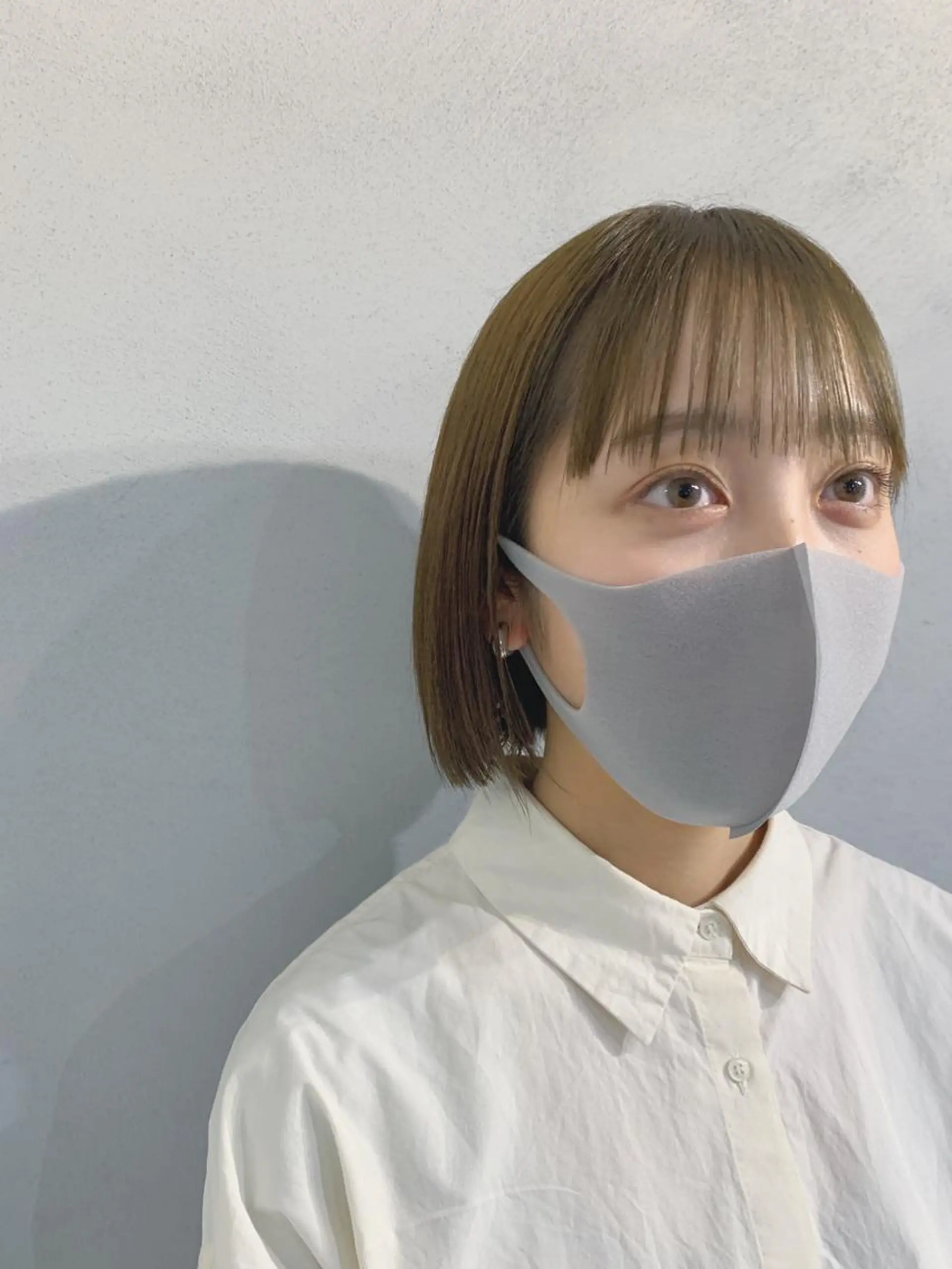 ショート カラー ボブパーマコテ巻き風 パーマNo1深江秀平のヘアスタイル