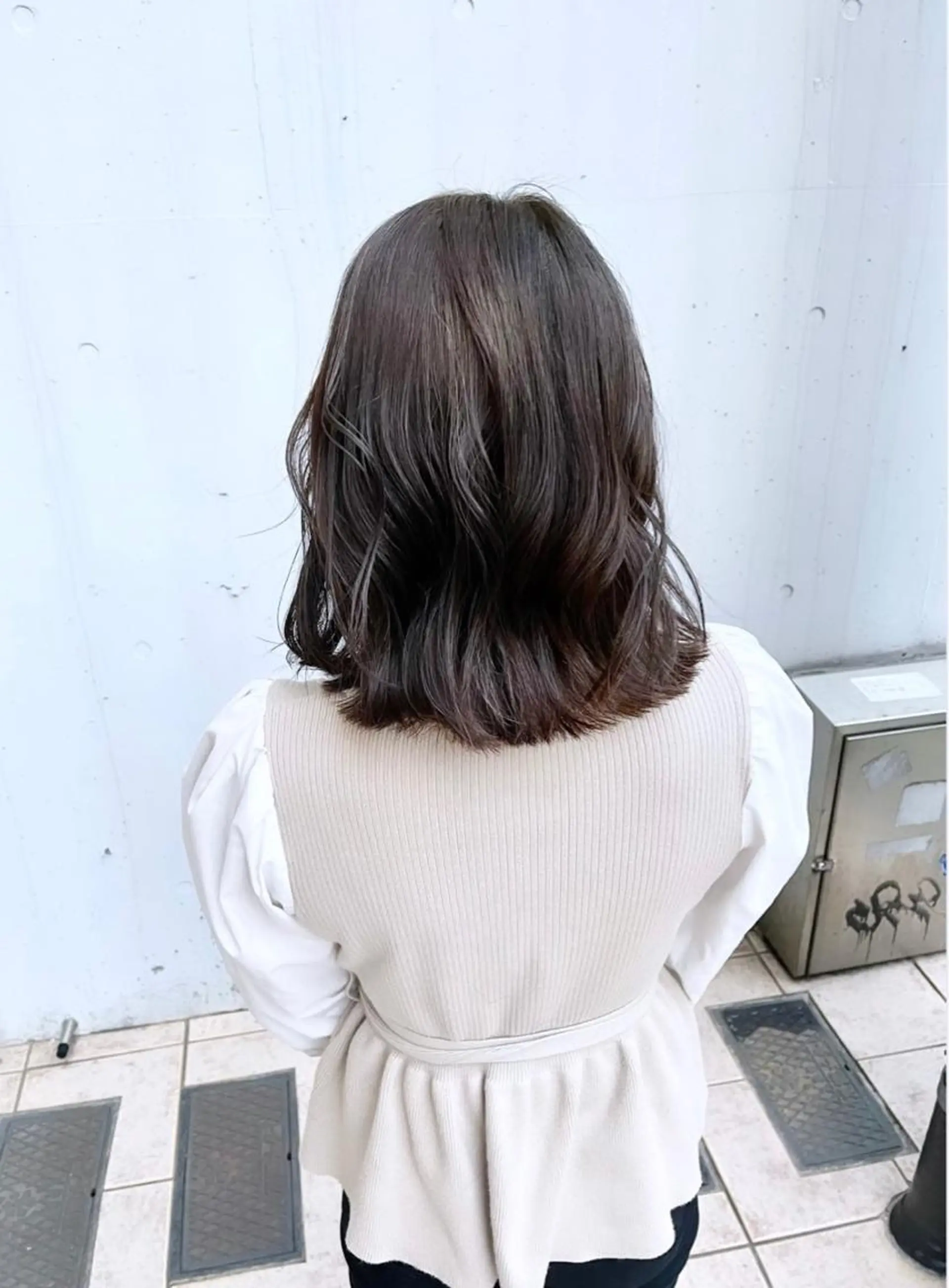 ミディアム カラー 泉 堅也のヘアスタイル