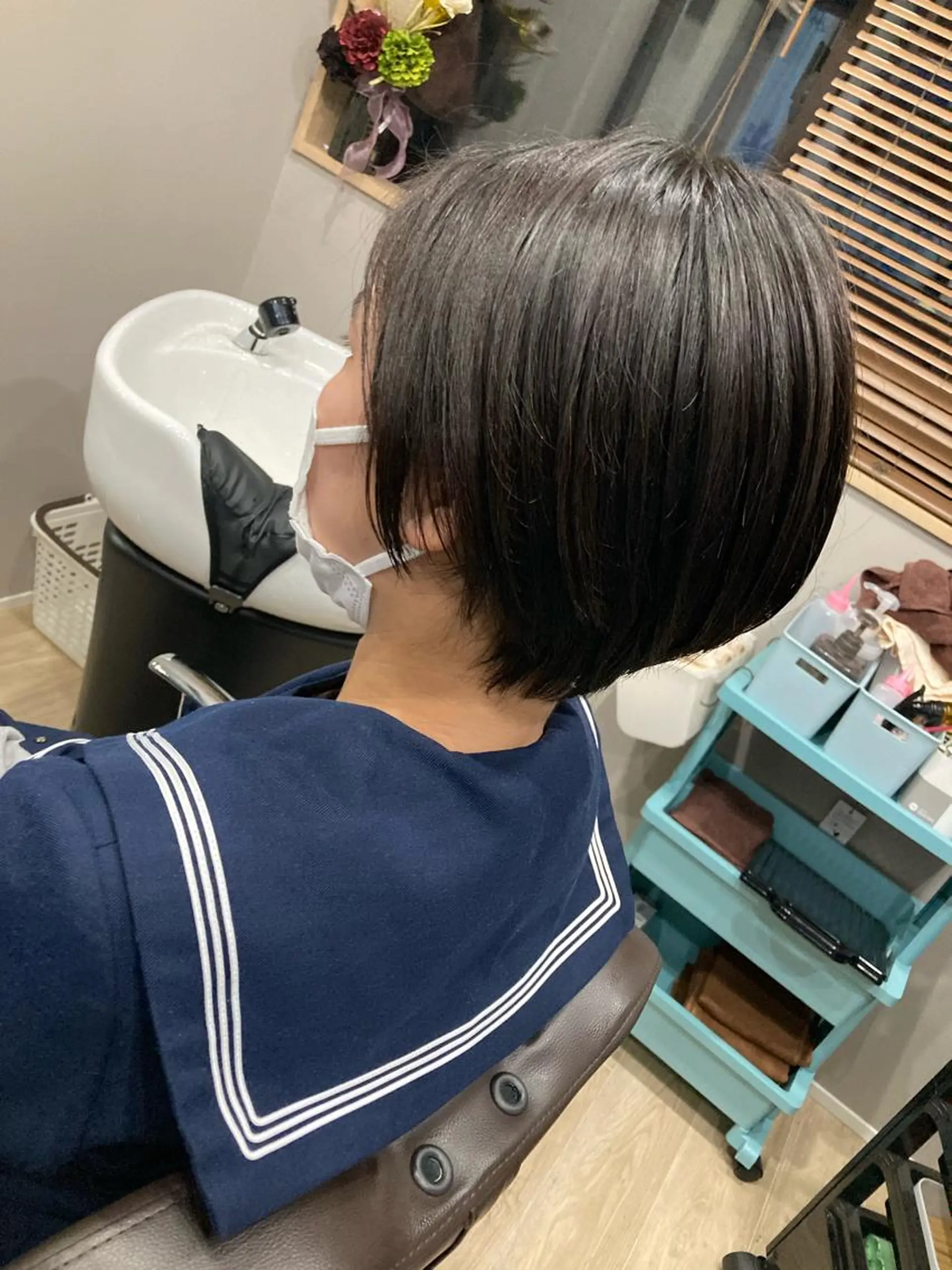 ショート 丸みショート ショートヘア Hair room Leaのヘアスタイル