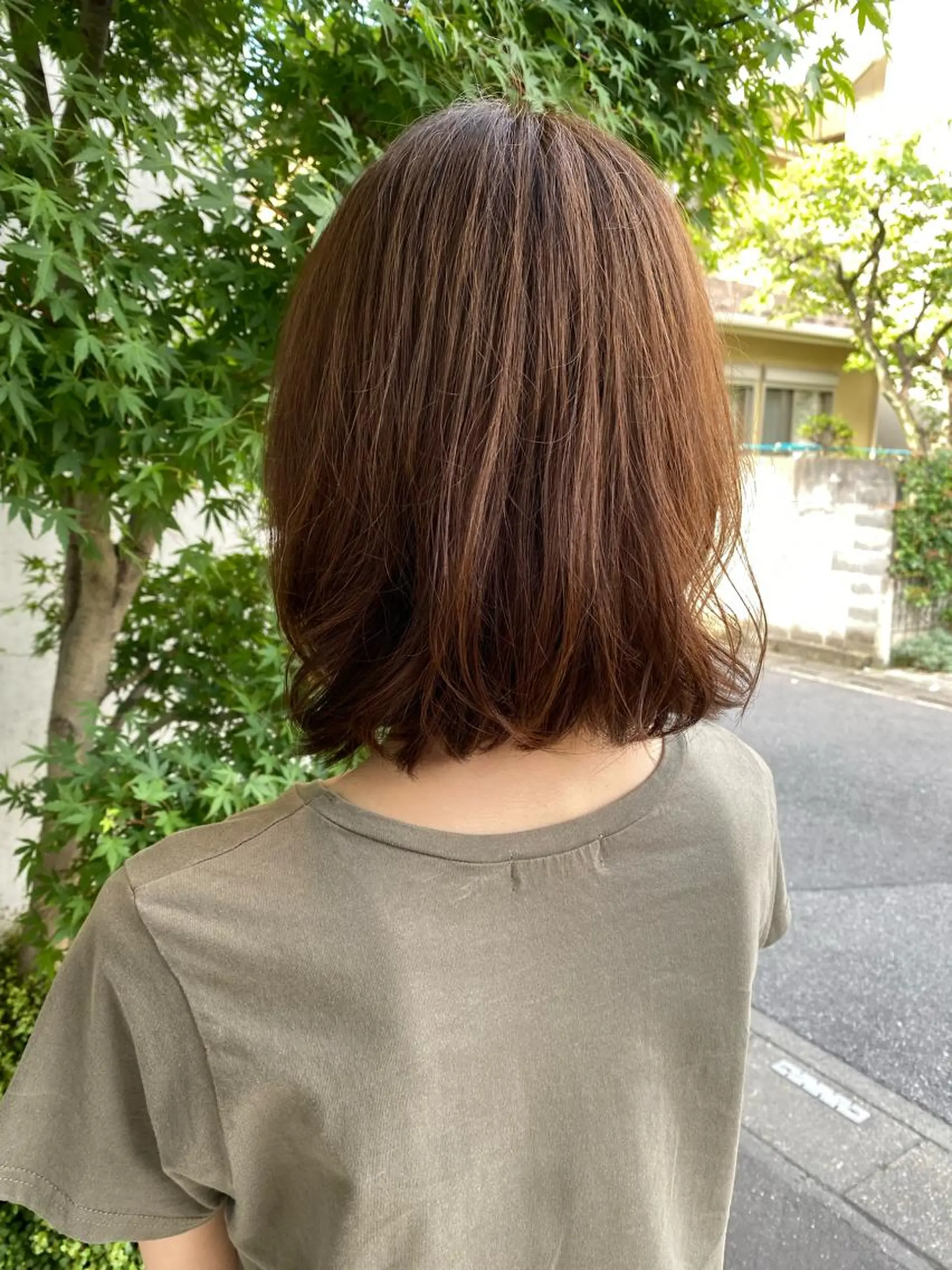 ミディアム ヘアカラー 鈴木 愛美☃のヘアスタイル