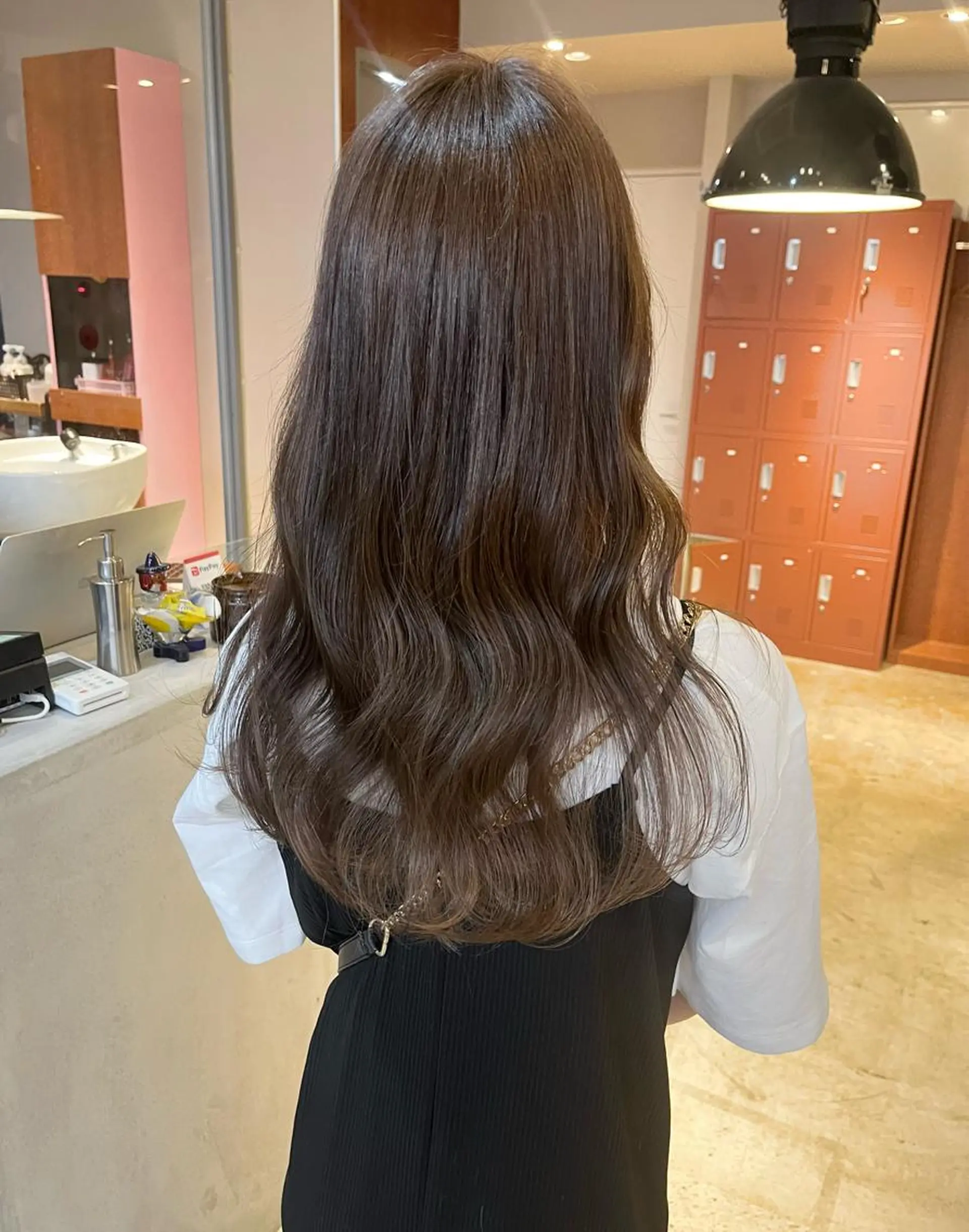 セミロング カラー ベージュカラー ブリーチ 透明感カラー ブリーチなしカラー カット ヘアカラー トリートメント 🩷ハイトーン透明感 レイヤー🩷ユリカのヘアスタイル