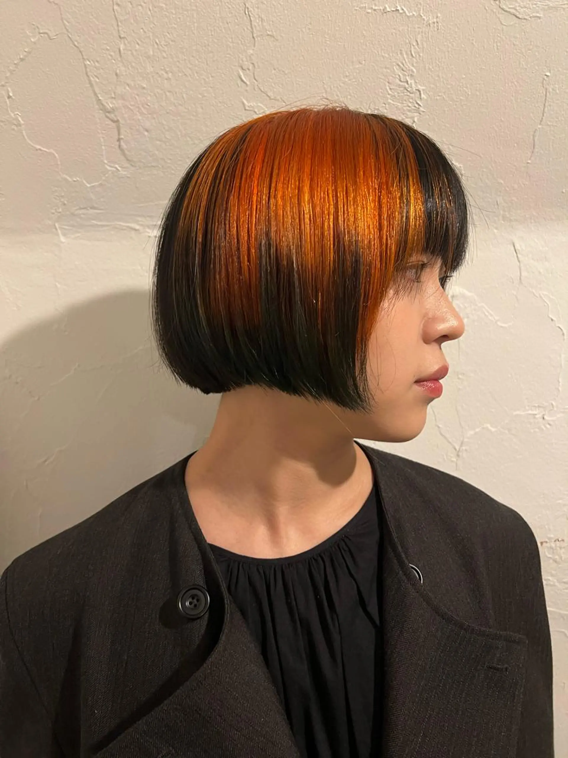 ショート カラー 退色まで透明感ある ダブルカラー/リクのヘアスタイル