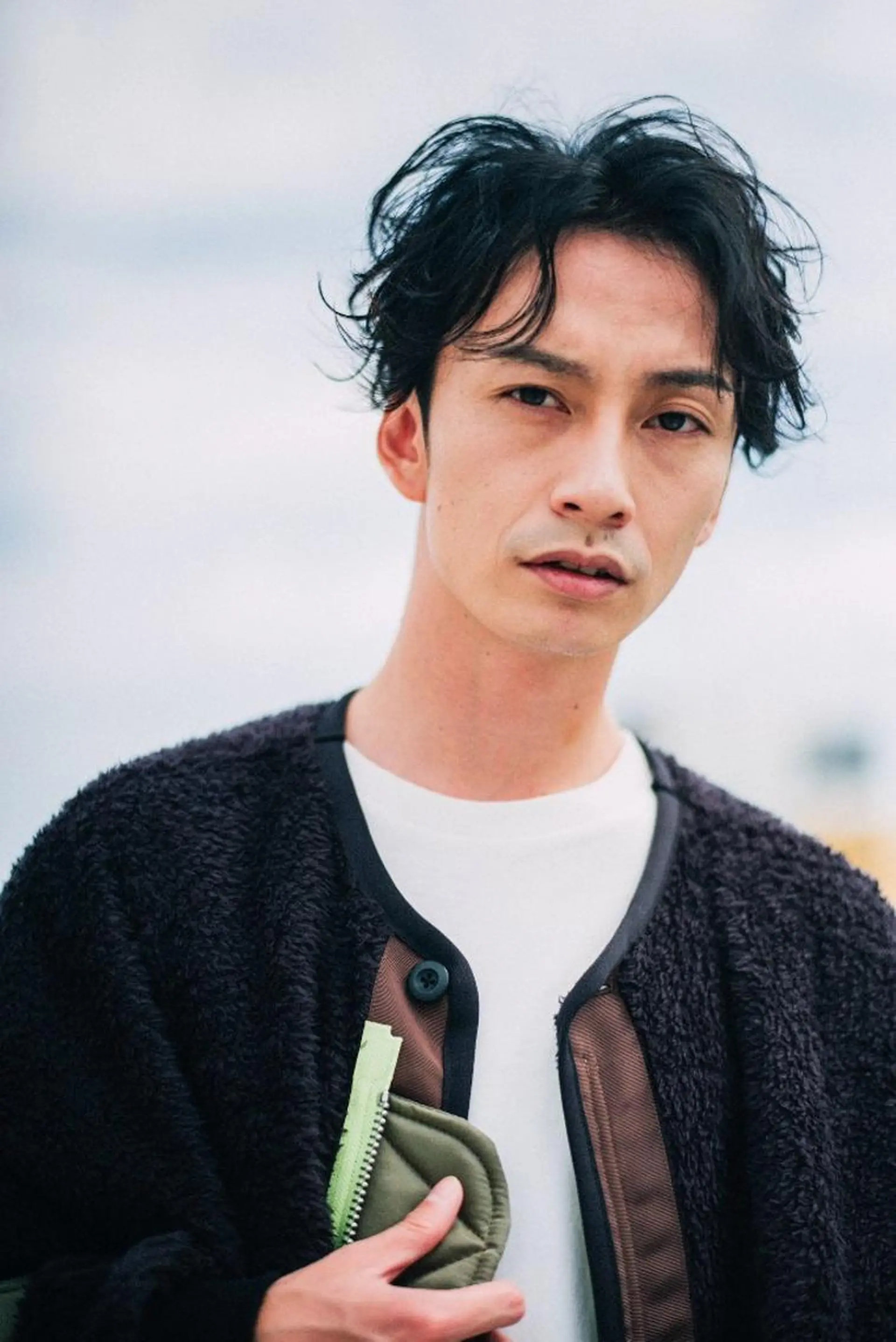 ショート メンズ パーマ マッシュ カット パーマ 尾野 恭平のヘアスタイル