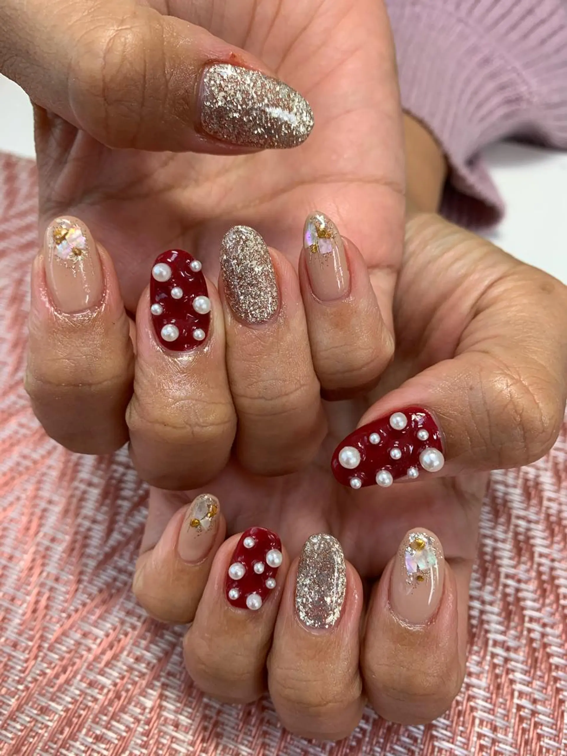 ネイル rukianail 新里のネイルデザイン