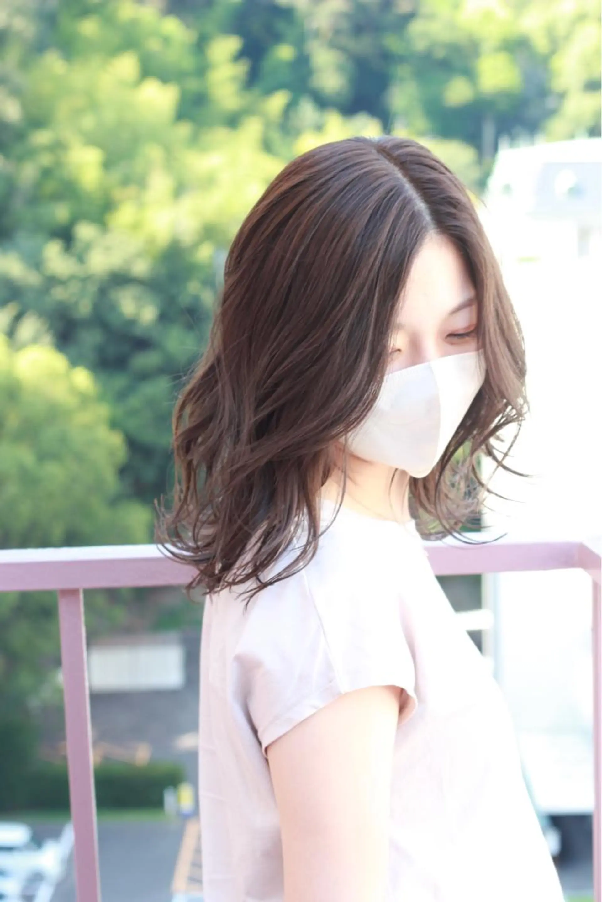 セミロング カラー グレージュ カット ヘアカラー Viage （ビアージュ）のヘアスタイル