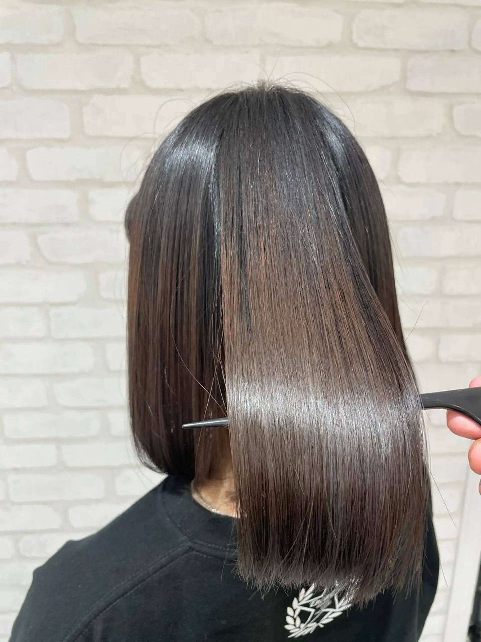 セミロング トリートメント EARTH 山﨑龍馬のヘアスタイル