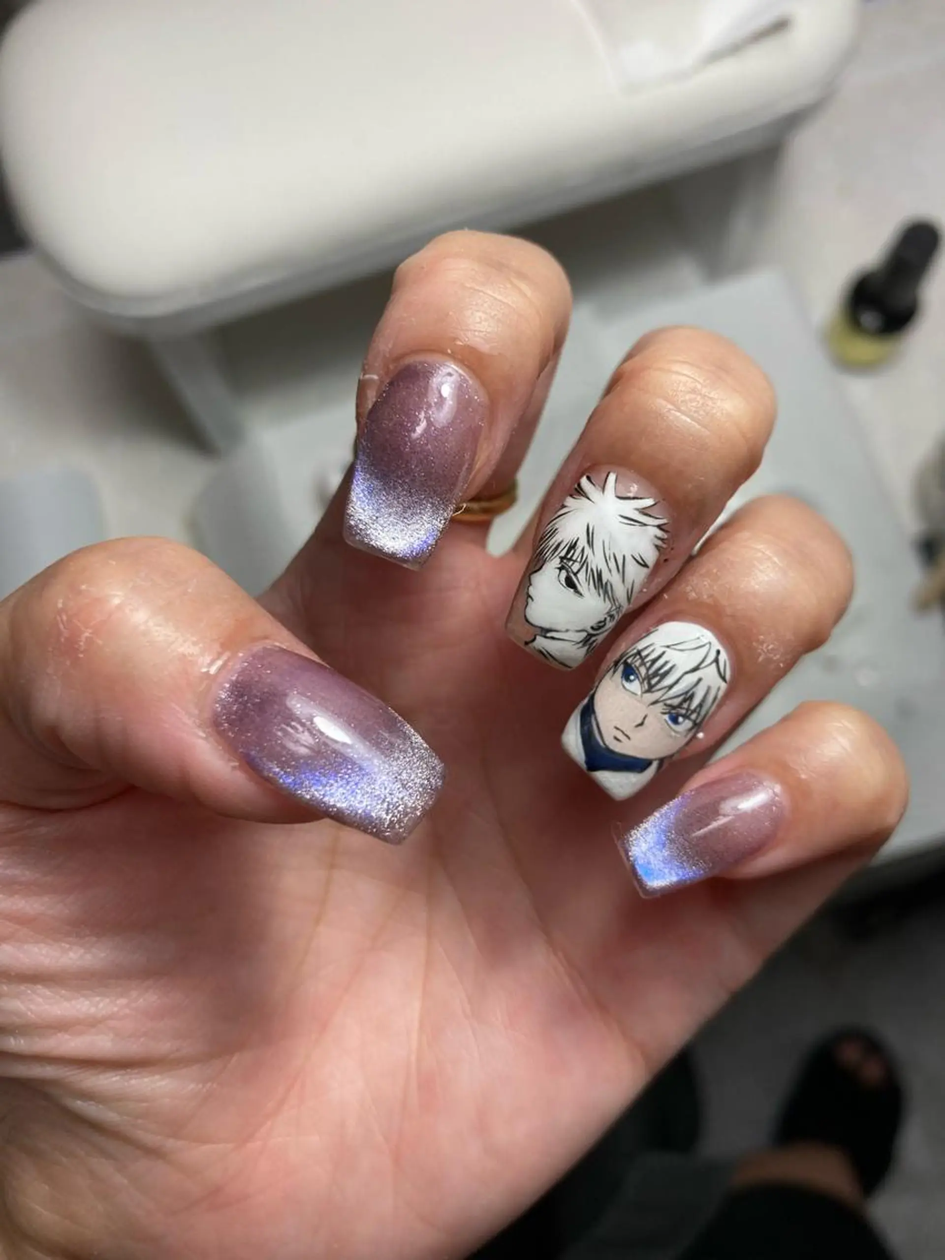 ミディアム ネイル ハンドネイル フットネイル ✴︎ Delightのネイルデザイン