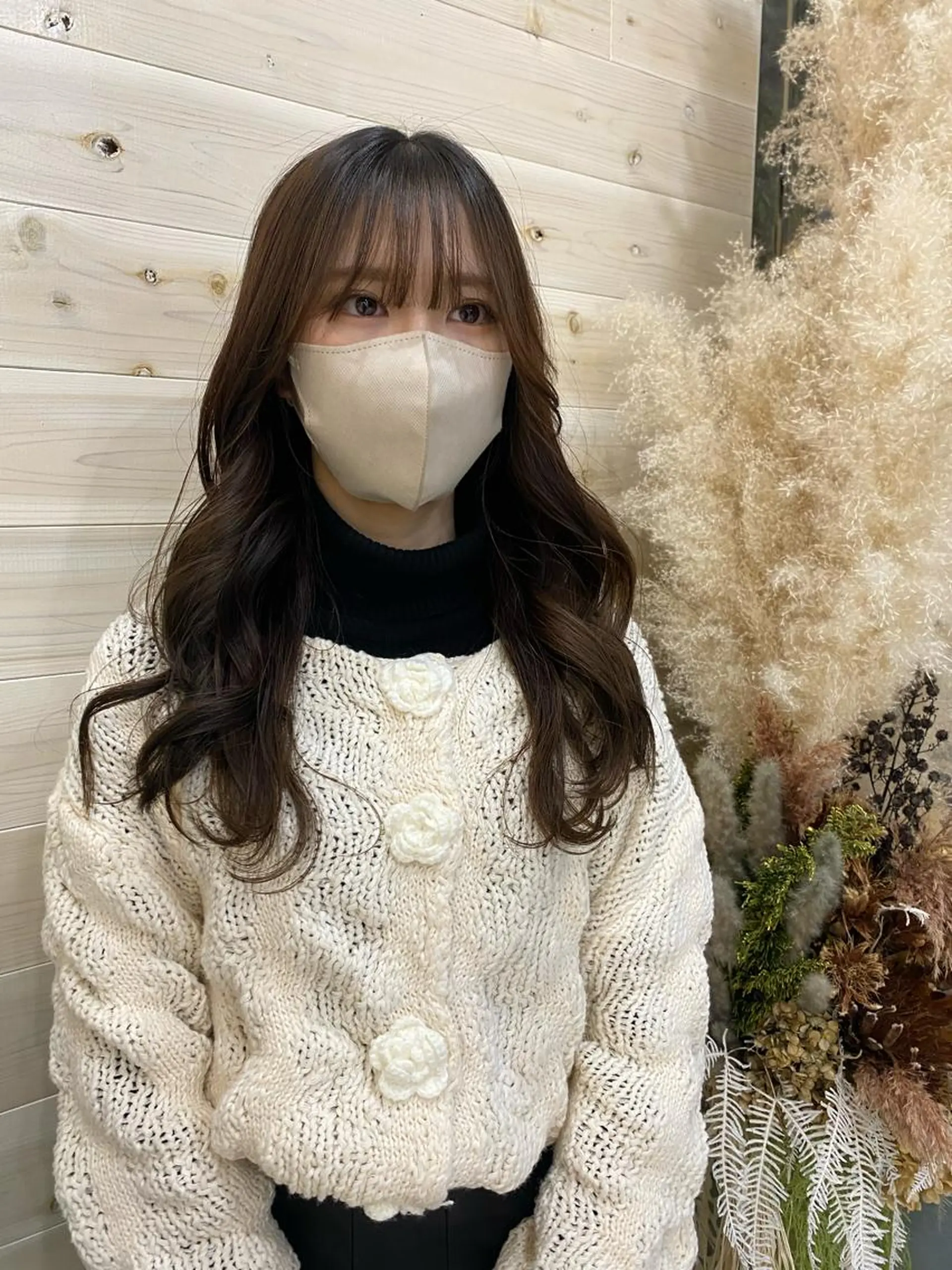 ロング ヨシンモリ 韓国ヘア／艶カラー minamiのヘアスタイル