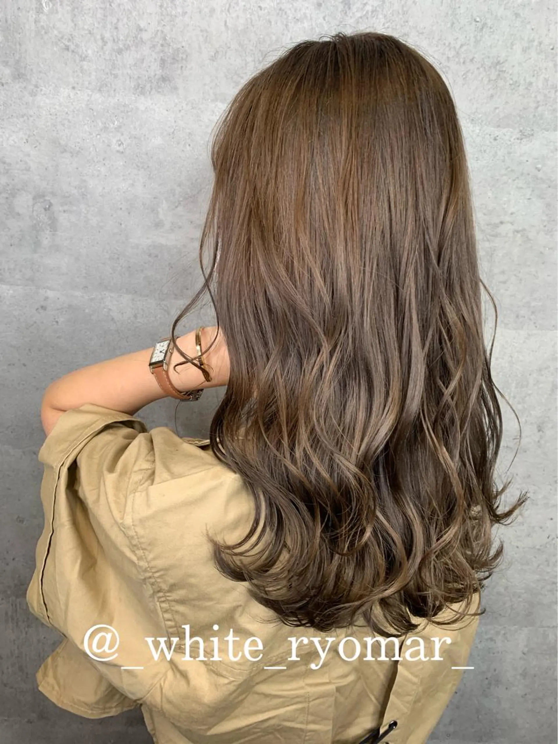 ロング カラー ブリーチ 🌿海山龍馬🌿前髪 /顔まわり/レイヤーのヘアスタイル