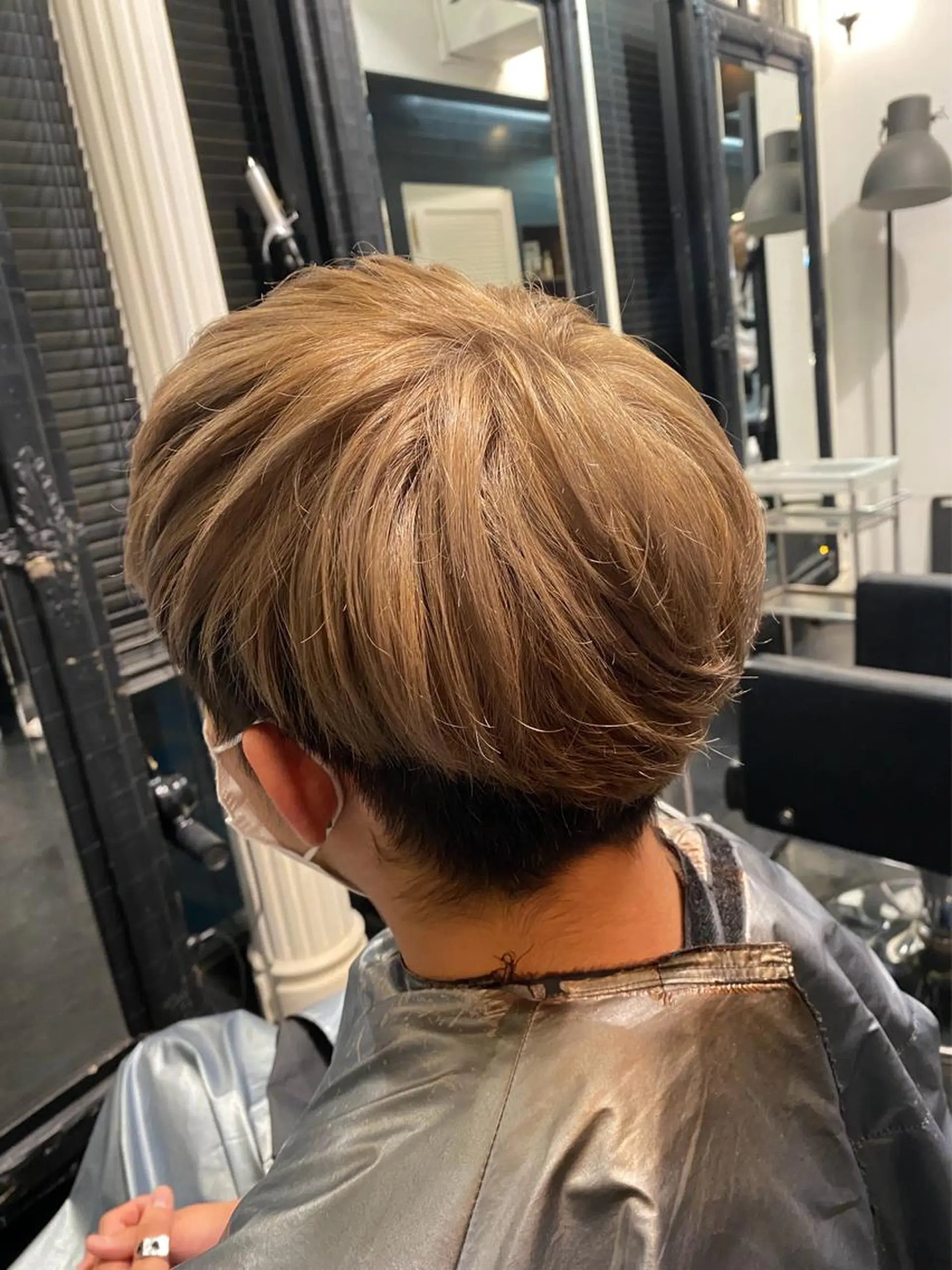 ミディアム カラー メンズ カット ヘアカラー トリートメント ✨髪質改善 縮毛矯正 艶髪 立川 コウキ✨のヘアスタイル