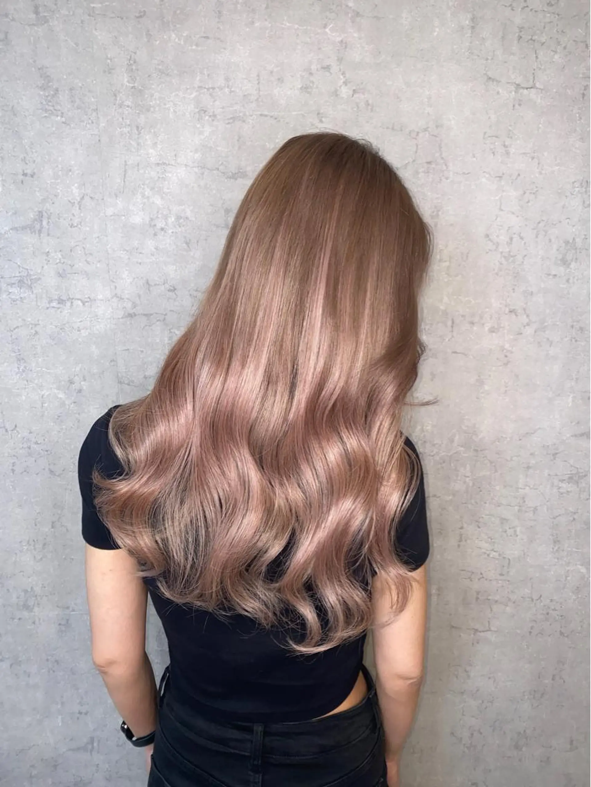 ロング シールエクステ アッシュ ミストバング エクステ ワンホンヘア 【GRIZZ】グリス所属・エクステサロン GRIZZのヘアスタイル