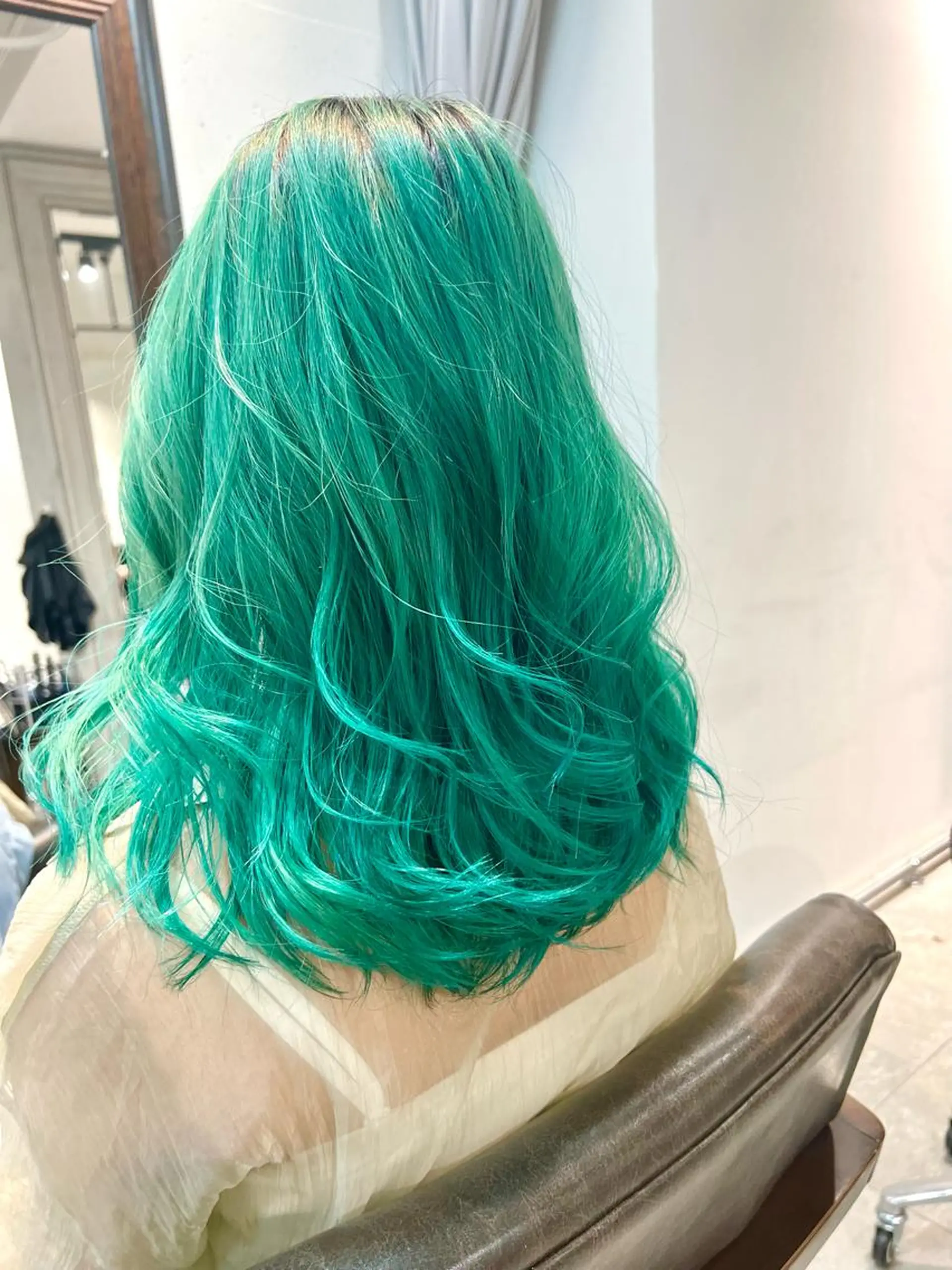 セミロング カラー ヘアアレンジ ネイル ヘアカラー トリートメント ヘアセット 🌈インナーカラー ‘ショウマ’🌈のヘアスタイル