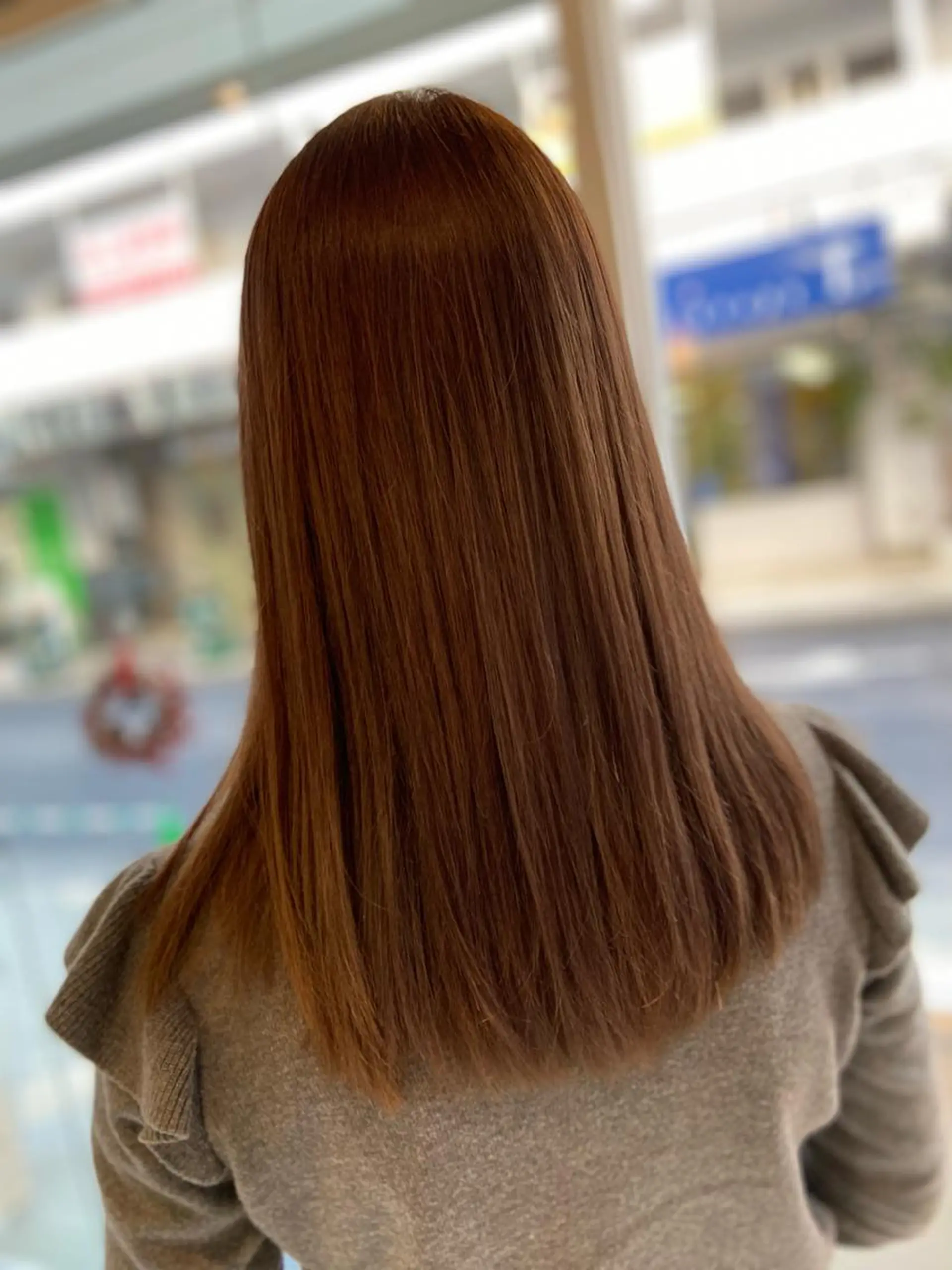 ロング カラー ベージュカラー 菊地 美憂のヘアスタイル