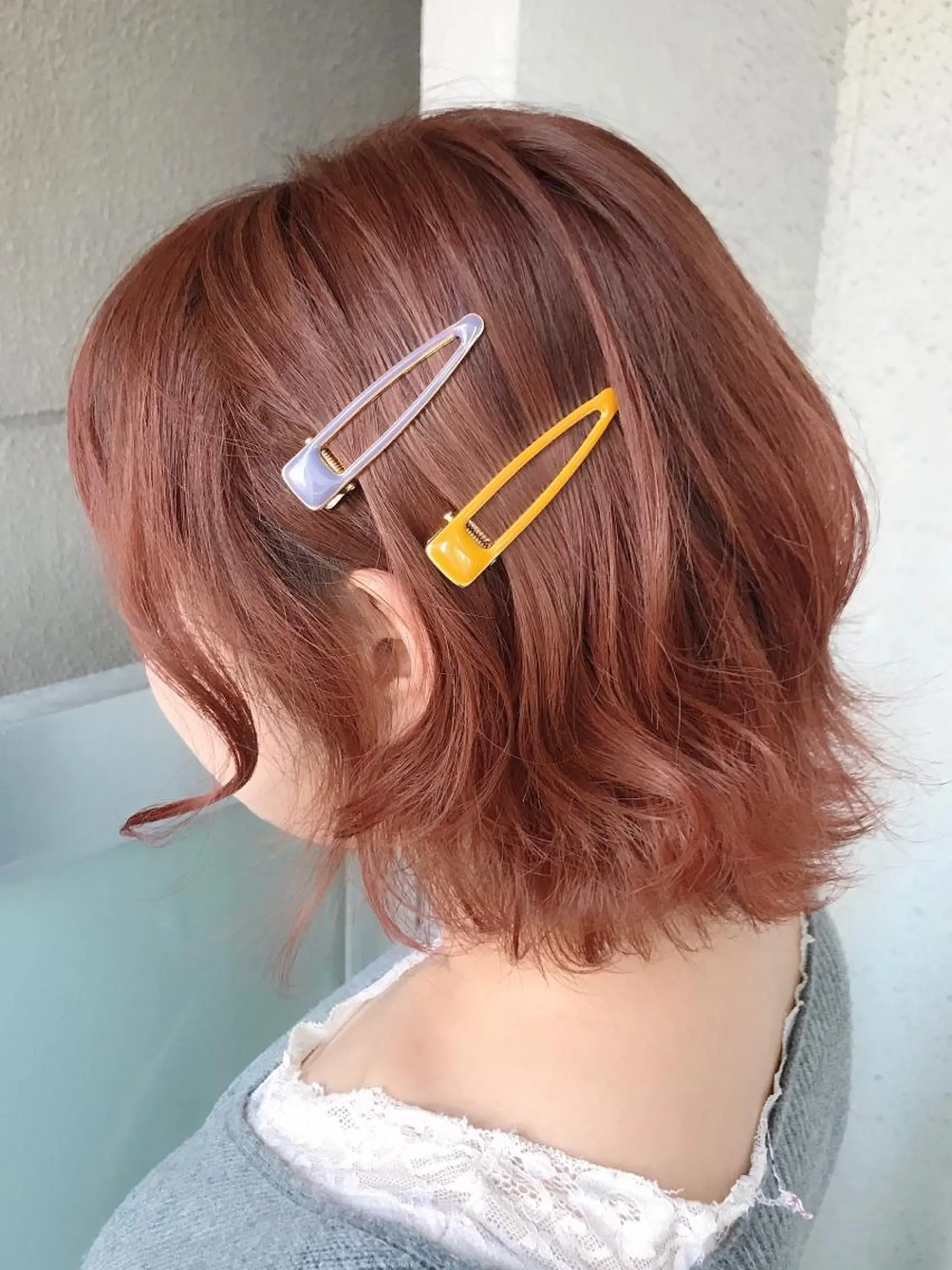 ミディアム カラー オーストヘアー ミコ所属・岩谷/ブリーチ 🪽透明感カラーのヘアスタイル