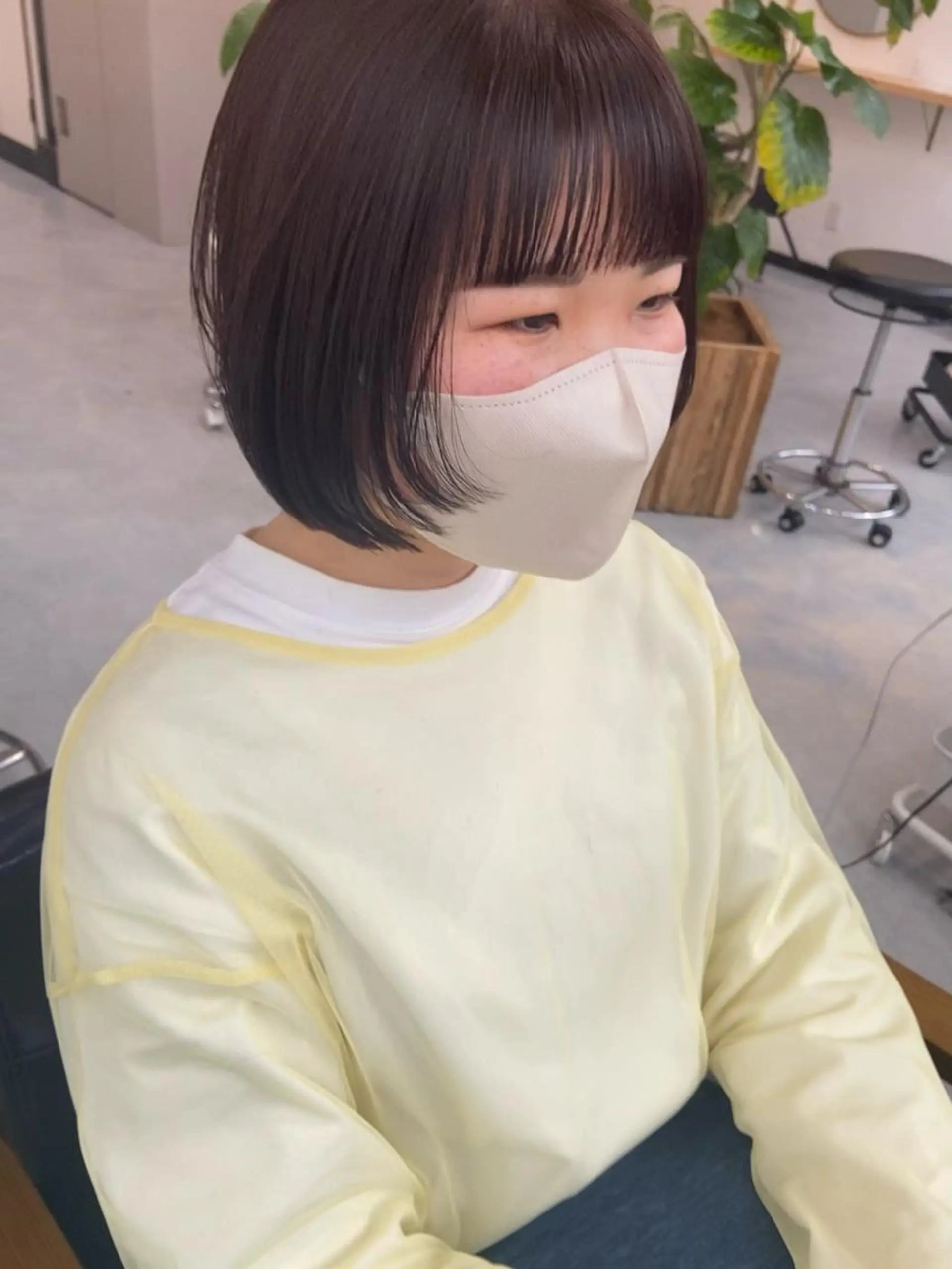 ショート カラー 田中 あやなのヘアスタイル