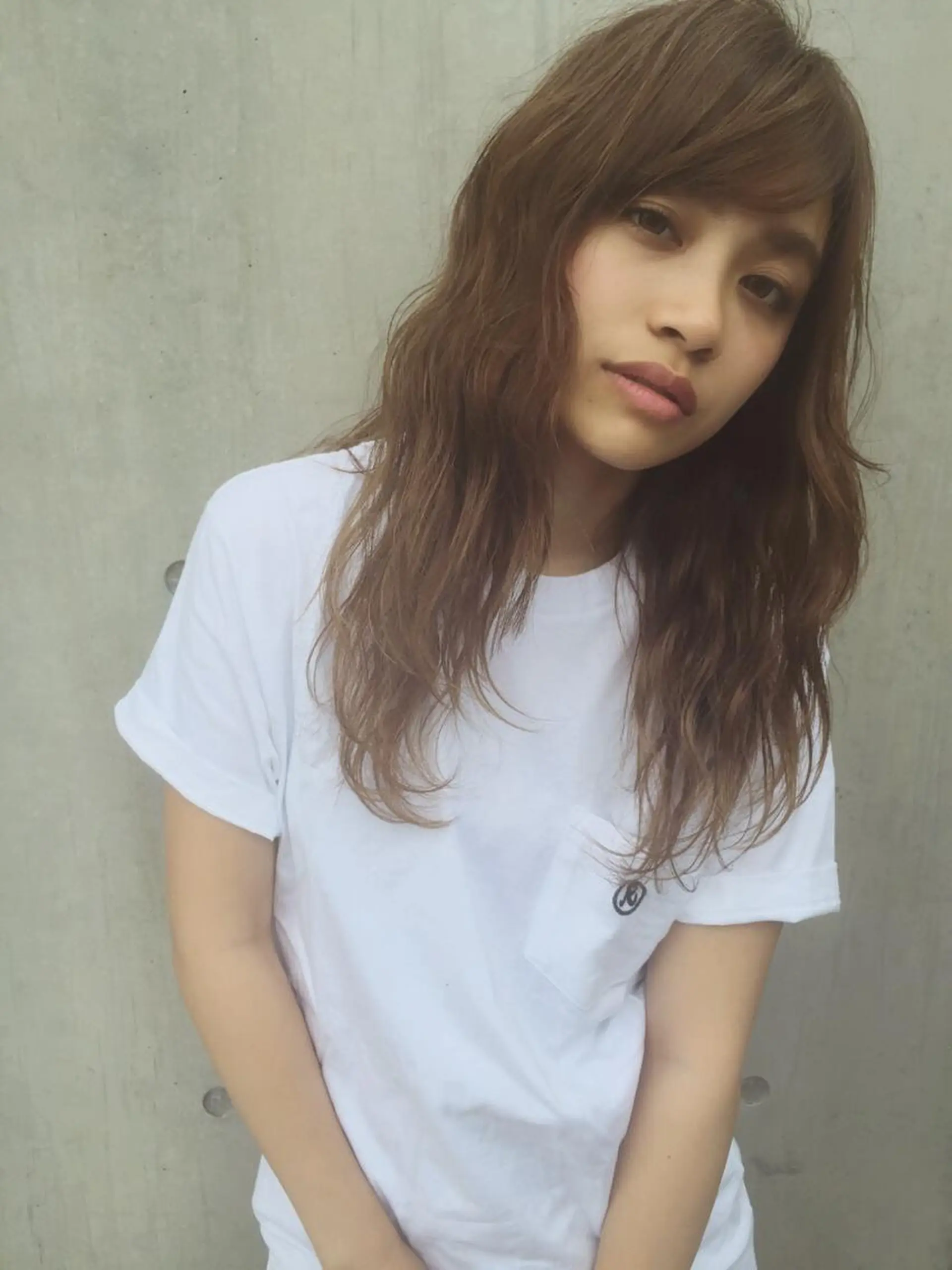 セミロング ロング セミロングパーマ HOODS hair salon所属・透明感カラー🌿ボブ ✨飛田　ケイのヘアスタイル