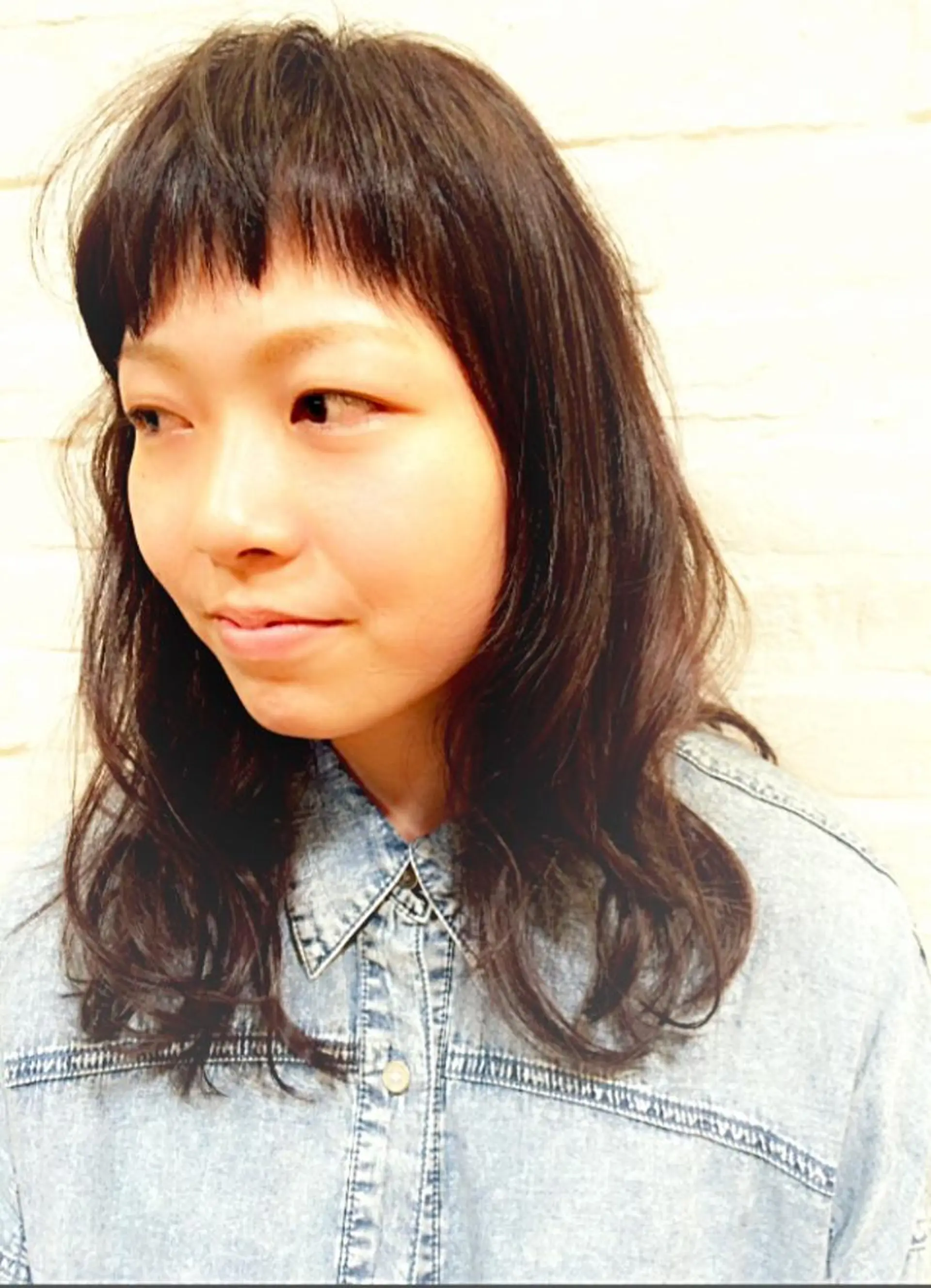 ロング カラー 内田 芽依子のヘアスタイル