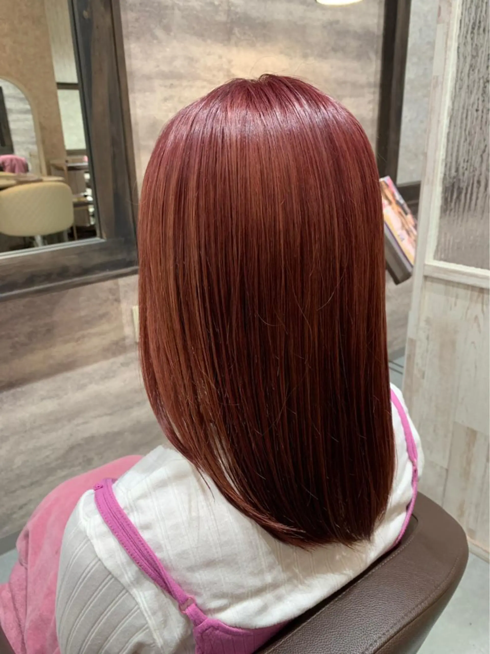 ミディアム カラー ピンクカラー 🫟Blanco🫟 Color&Careのヘアスタイル