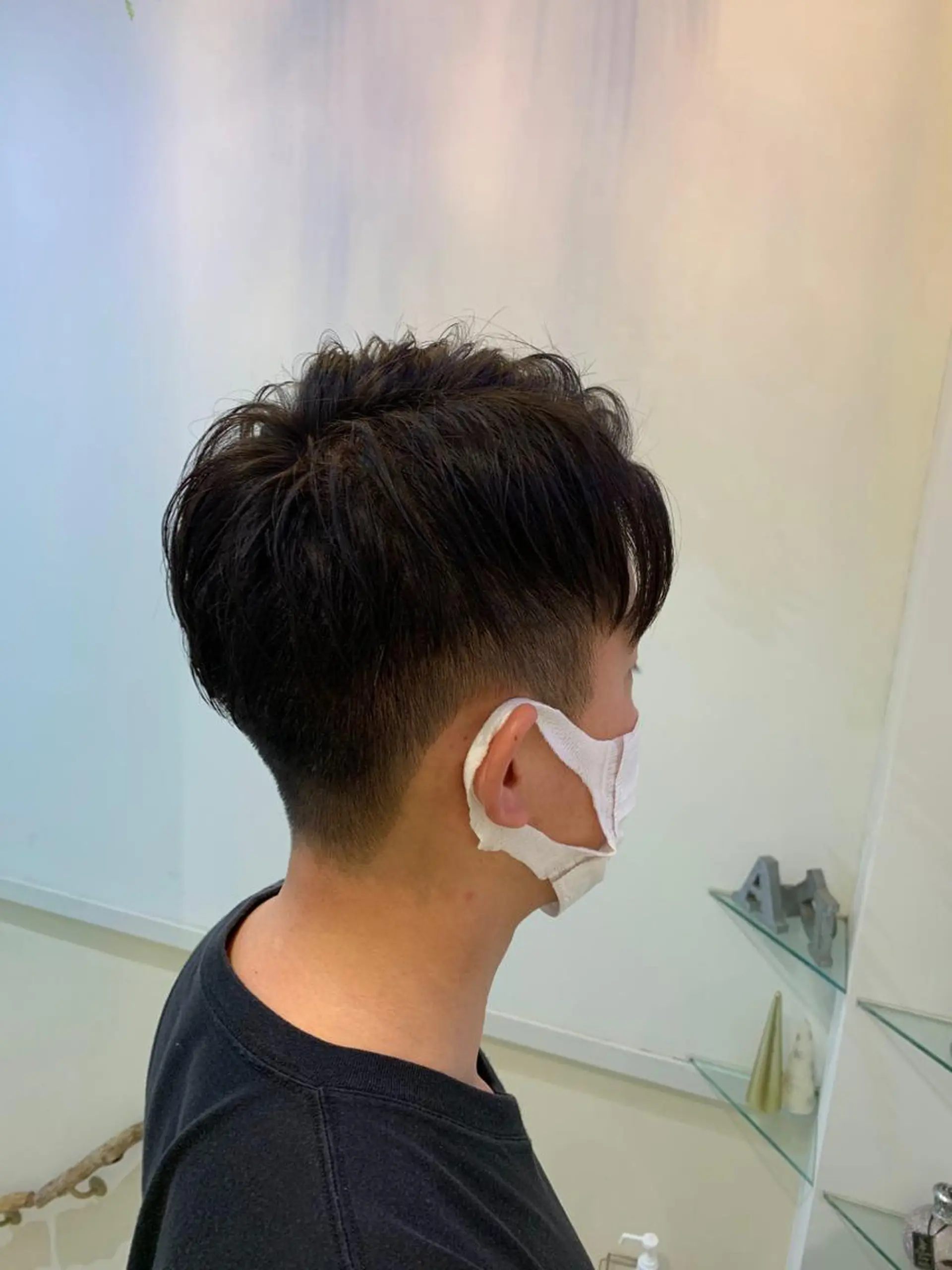 ショート メンズ 透けるbrown カラー🎗♡yukaのヘアスタイル