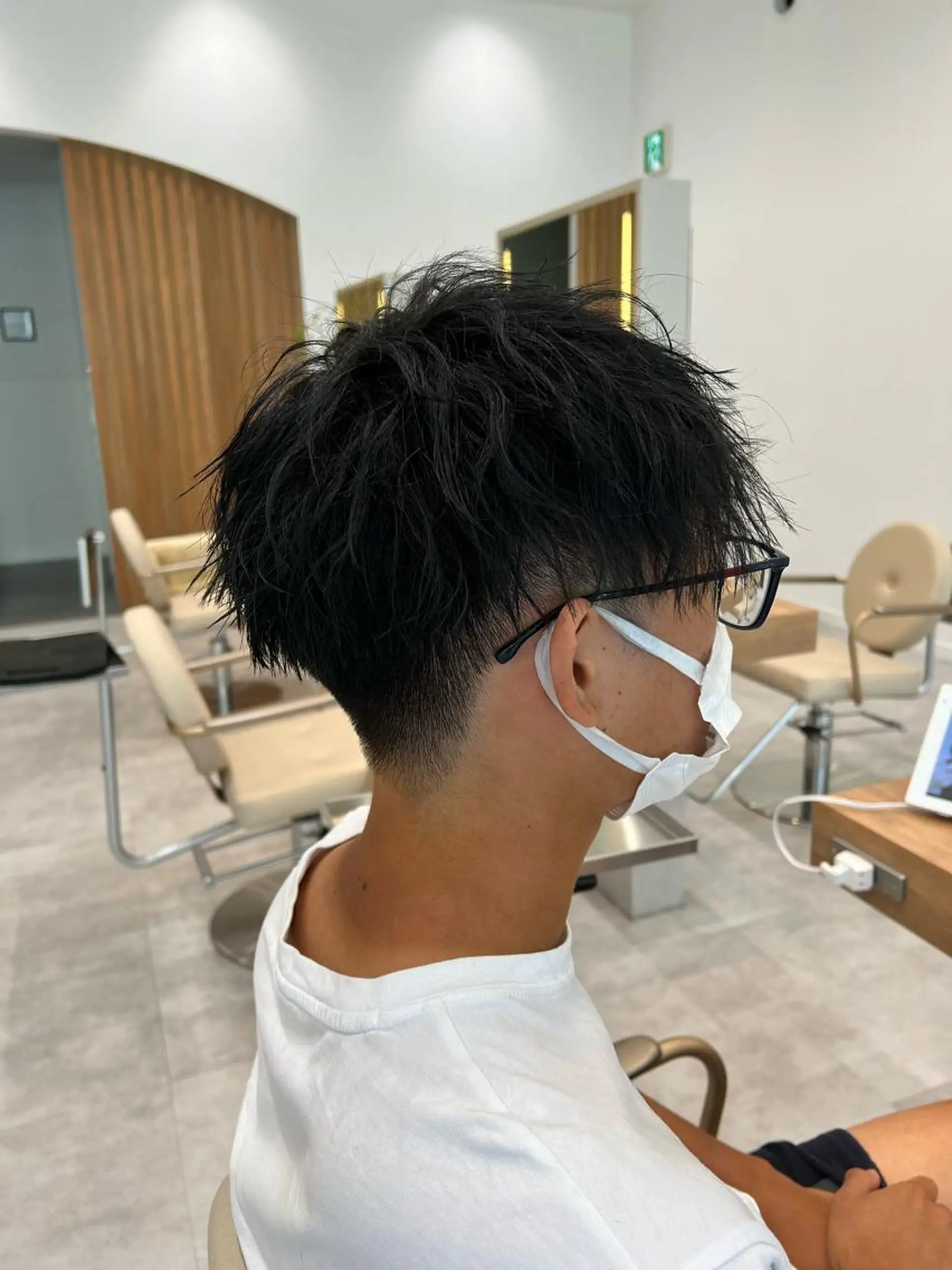 カラー メンズ 一ノ瀬 蘭のヘアスタイル