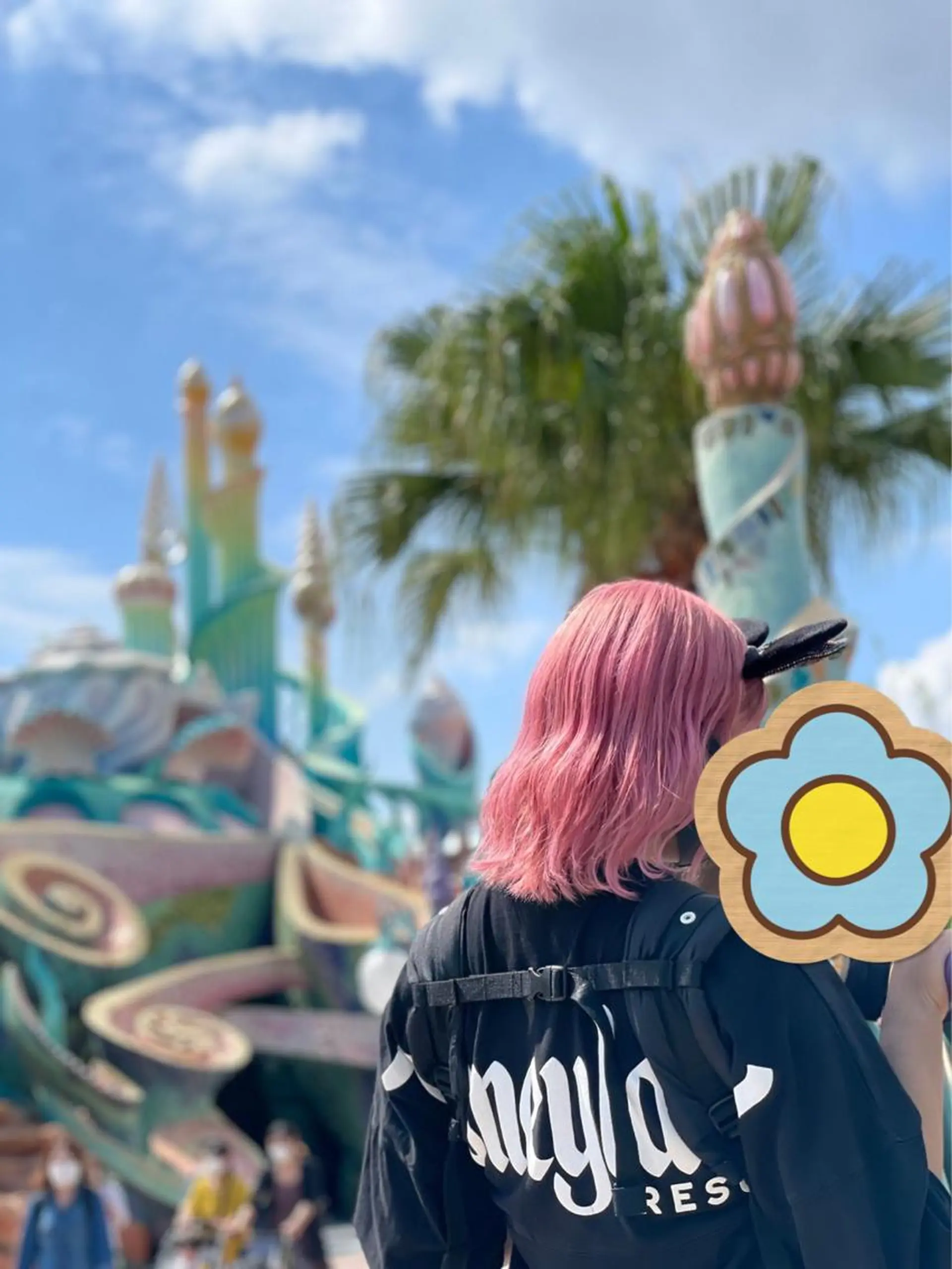 カラー ピンクカラー 透明感ブリーチ ハイトーンウエダのヘアスタイル