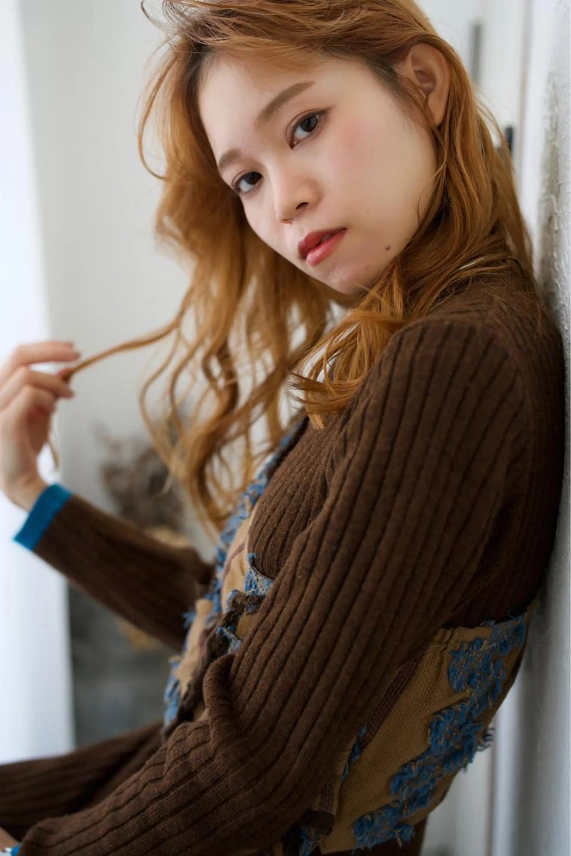 ロング カラー カット ヘアカラー fio マナミのヘアスタイル