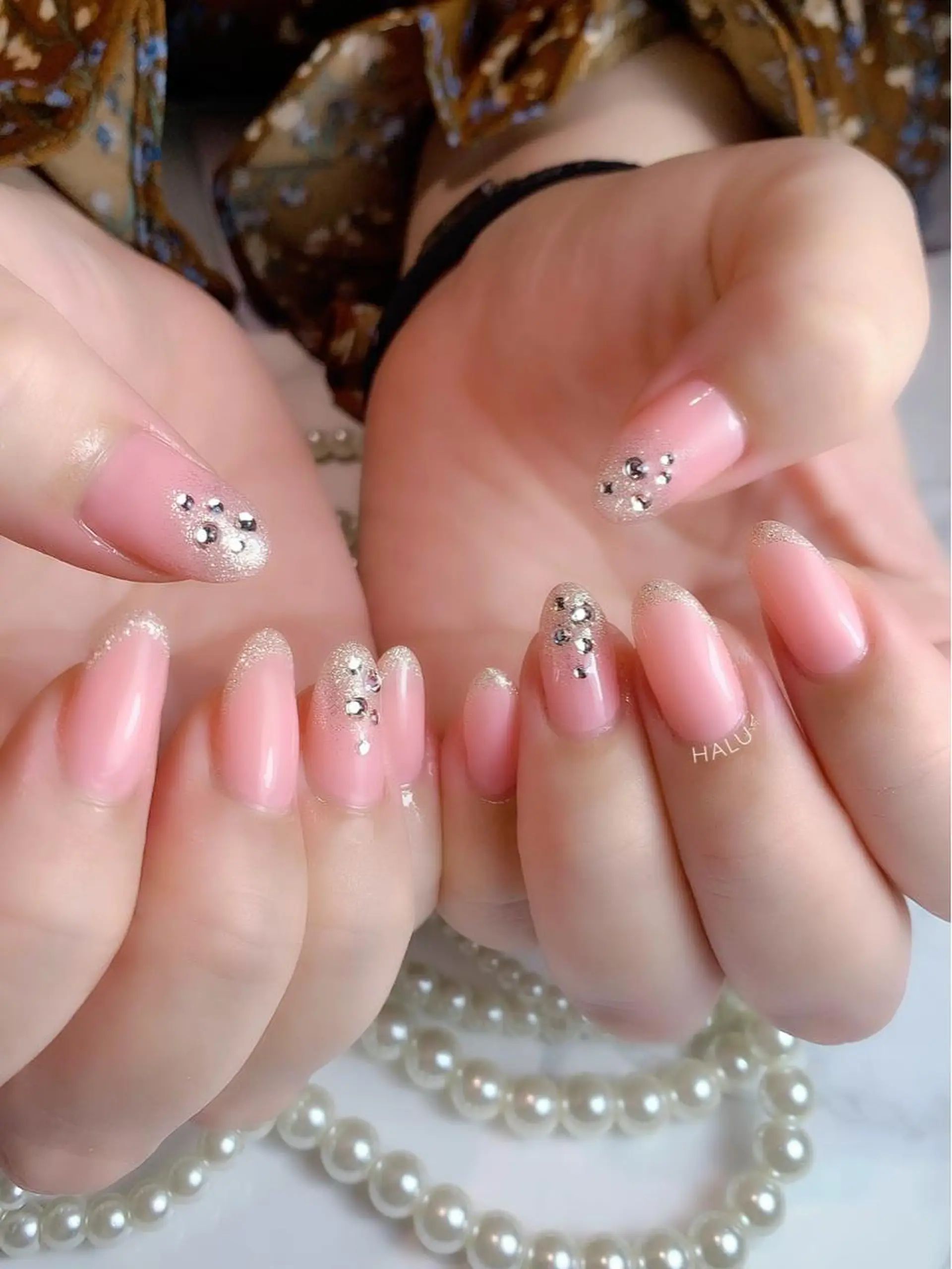 ネイル キラキラネイル HALU ハルのネイルデザイン