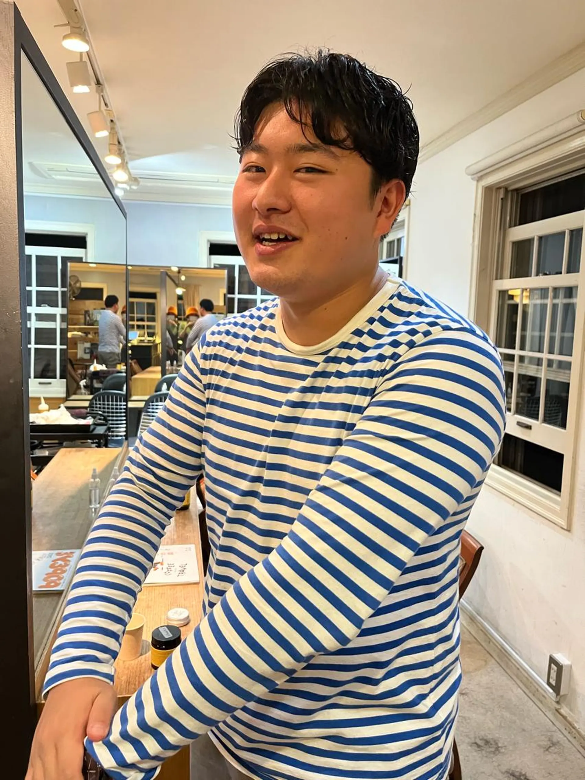 パーマ メンズ カット パーマ NOUN所属・eri kinjoのヘアスタイル