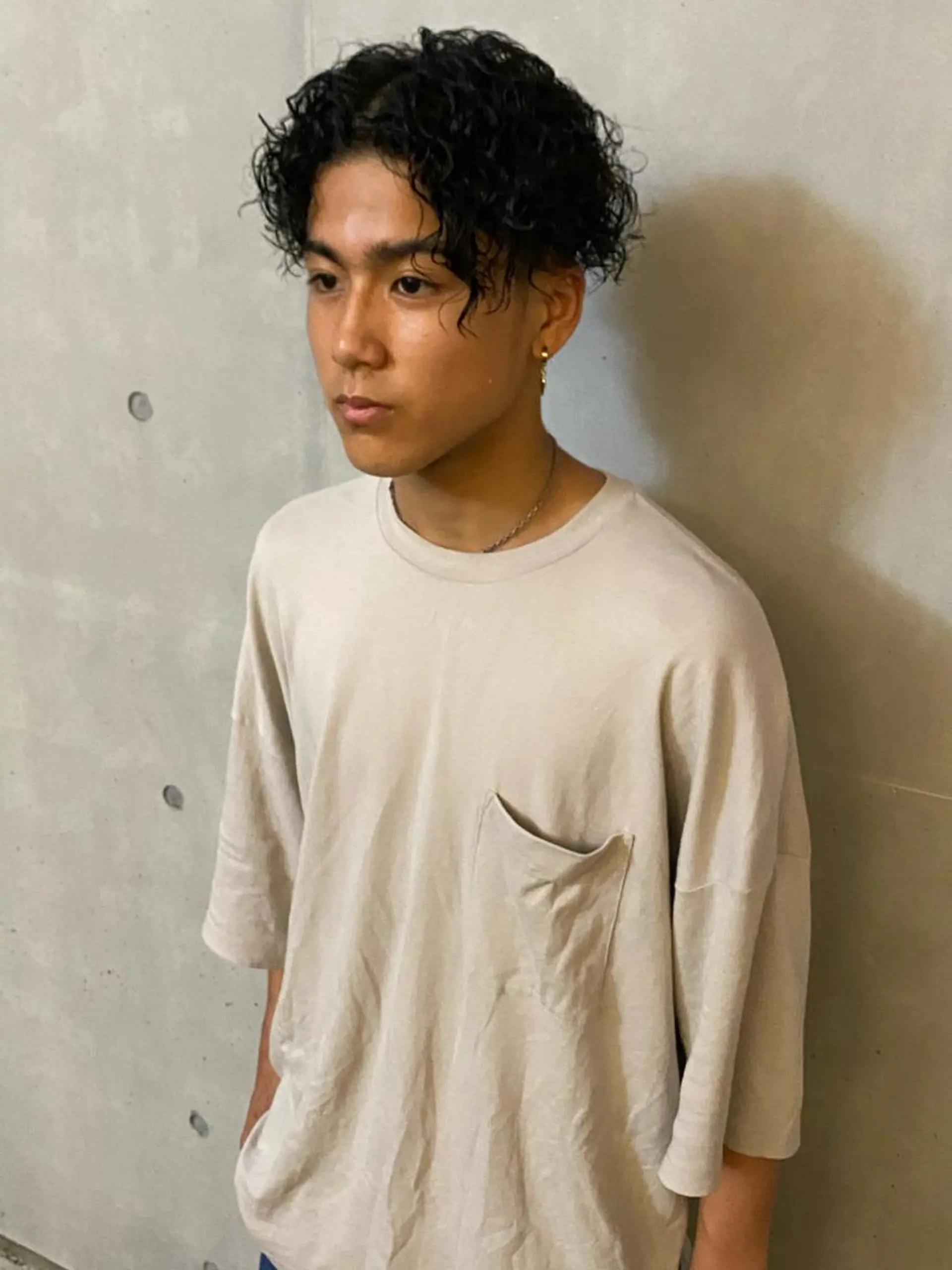 ショート カラー パーマ ヘアアレンジ メンズ キッズ ネイル マツエク・マツパ 中元 淳のヘアスタイル