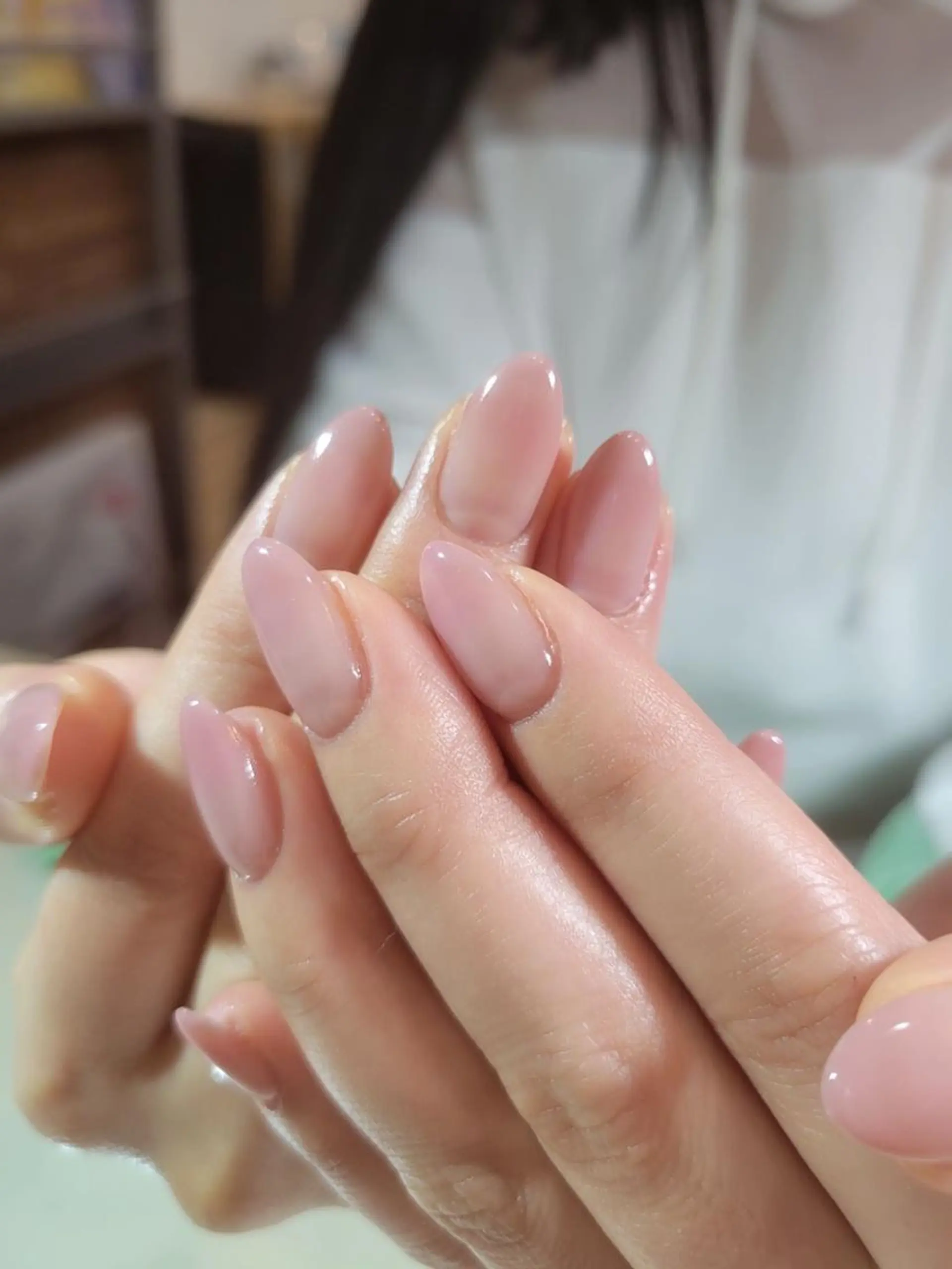 ネイル 桜ネイル グラデーション ワンカラーネイル ピンク hashimoto naoのマツエク・マツパデザイン