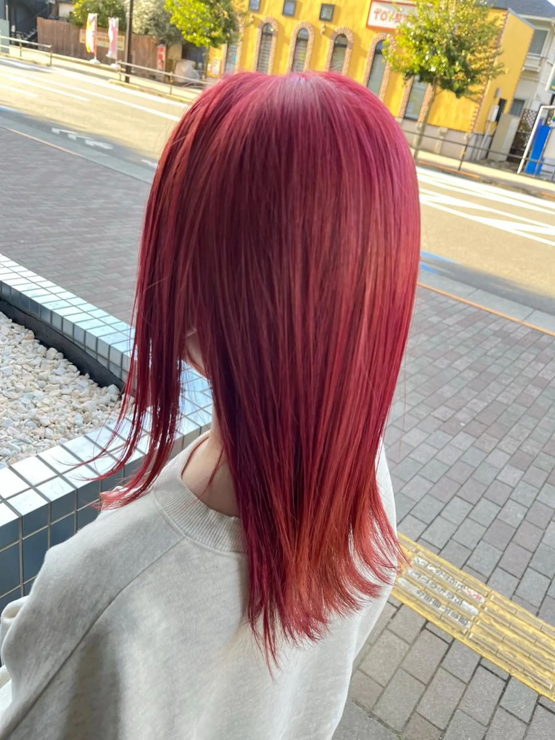 カラー レッドカラー 🌟Fan.ray 代表🌟河原恭平のヘアスタイル