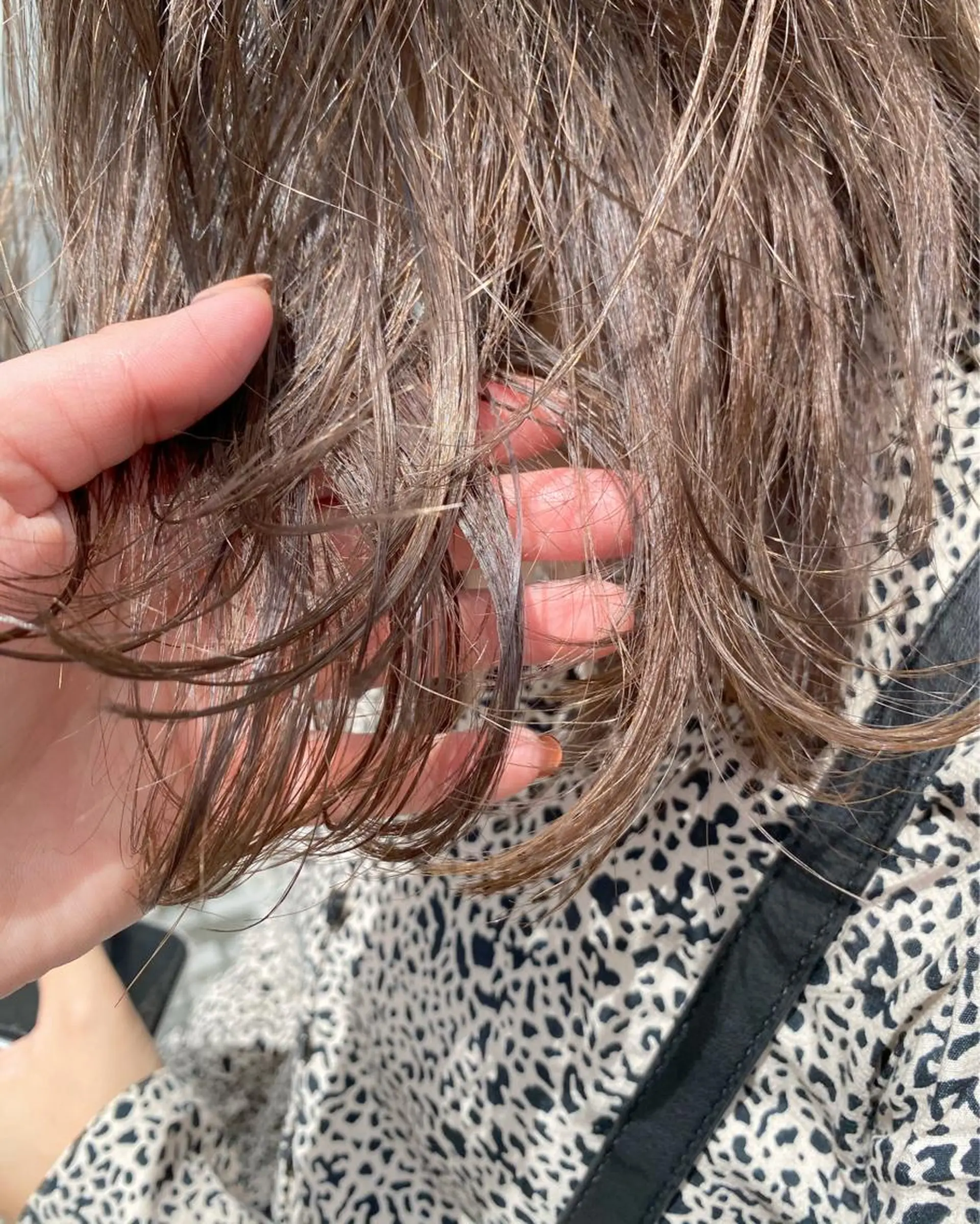 セミロング カラー ヘアアレンジ パーマ指名No1 /namiのヘアスタイル