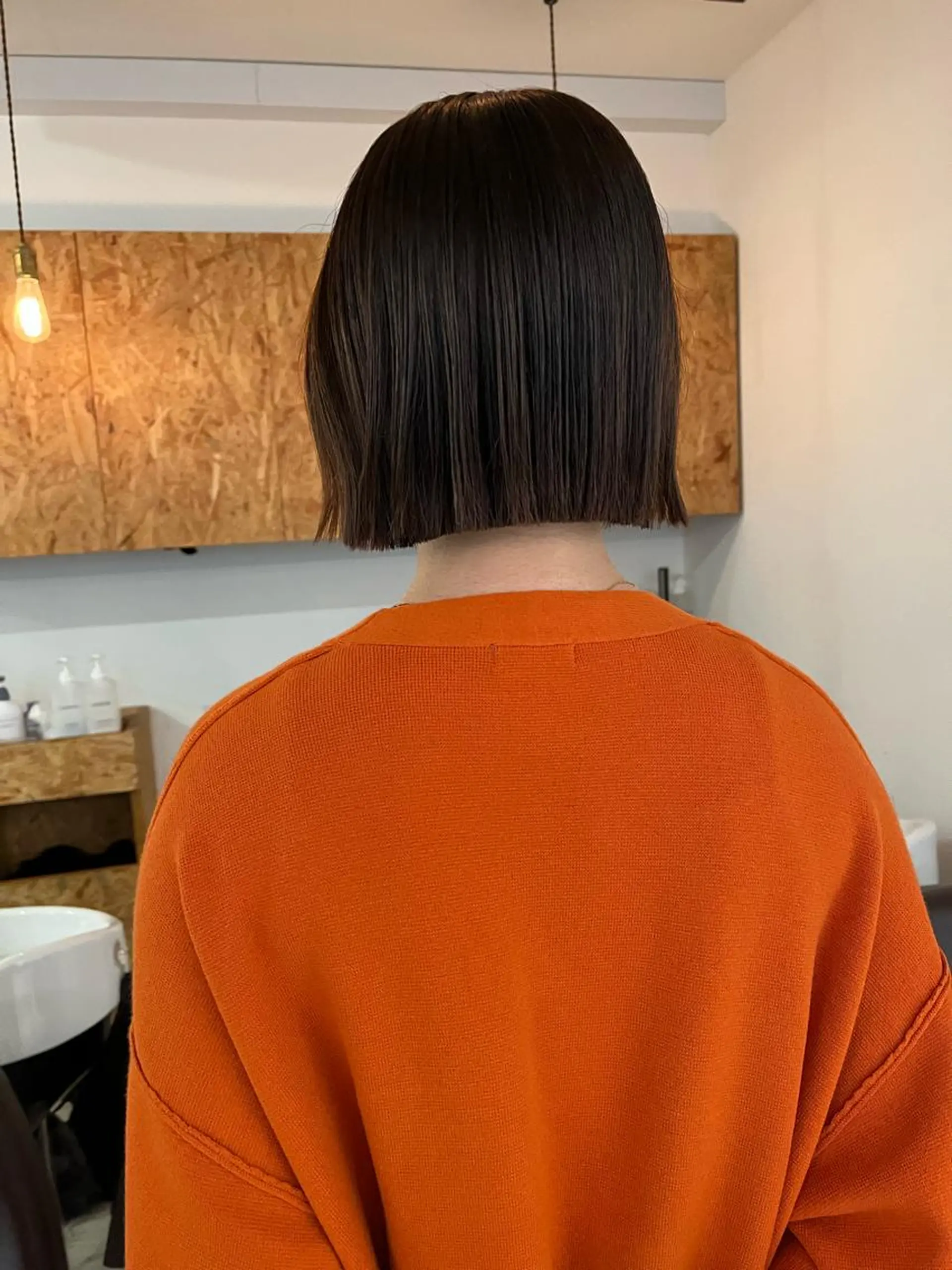 ショート ボブ 暖色/パーマ 🌼クニトウメイのヘアスタイル