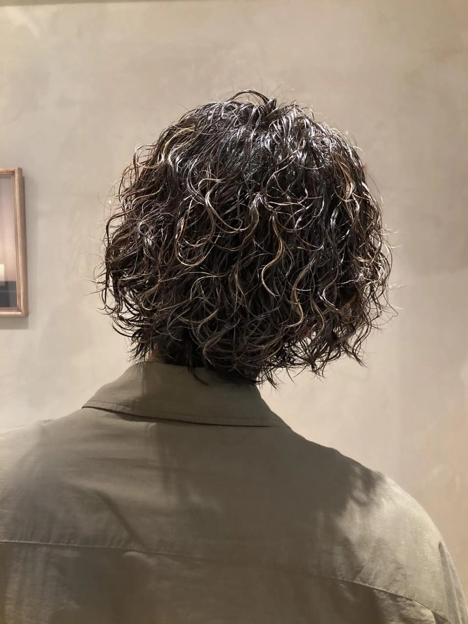 ミディアム パーマ メンズ fifth JINGUMAE所属・波巻きスパイラルパー マ/シャドウパーマ駿のヘアスタイル