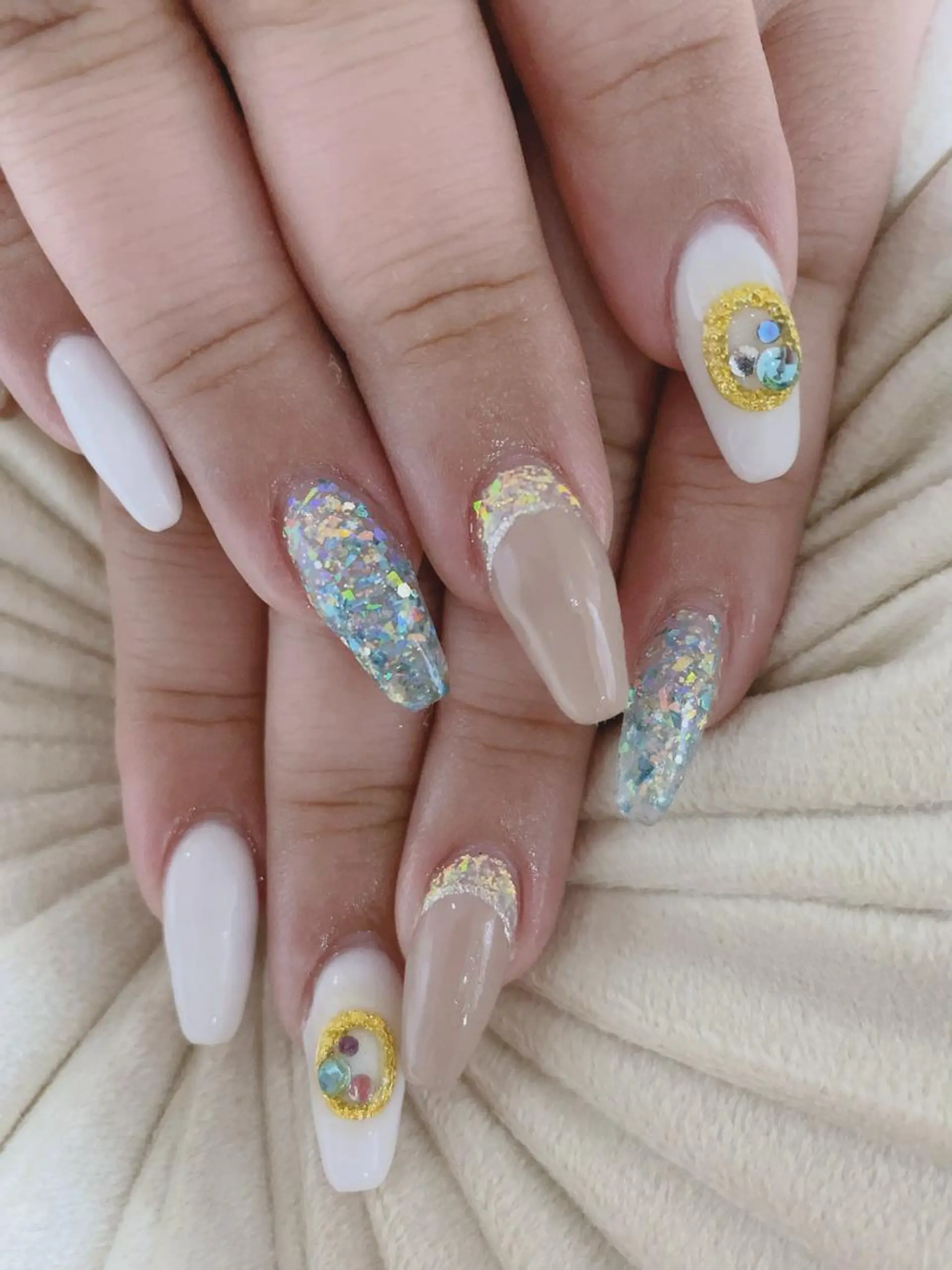 ミディアム ハンドネイル JNA認定講師🌸 RIEのネイルデザイン