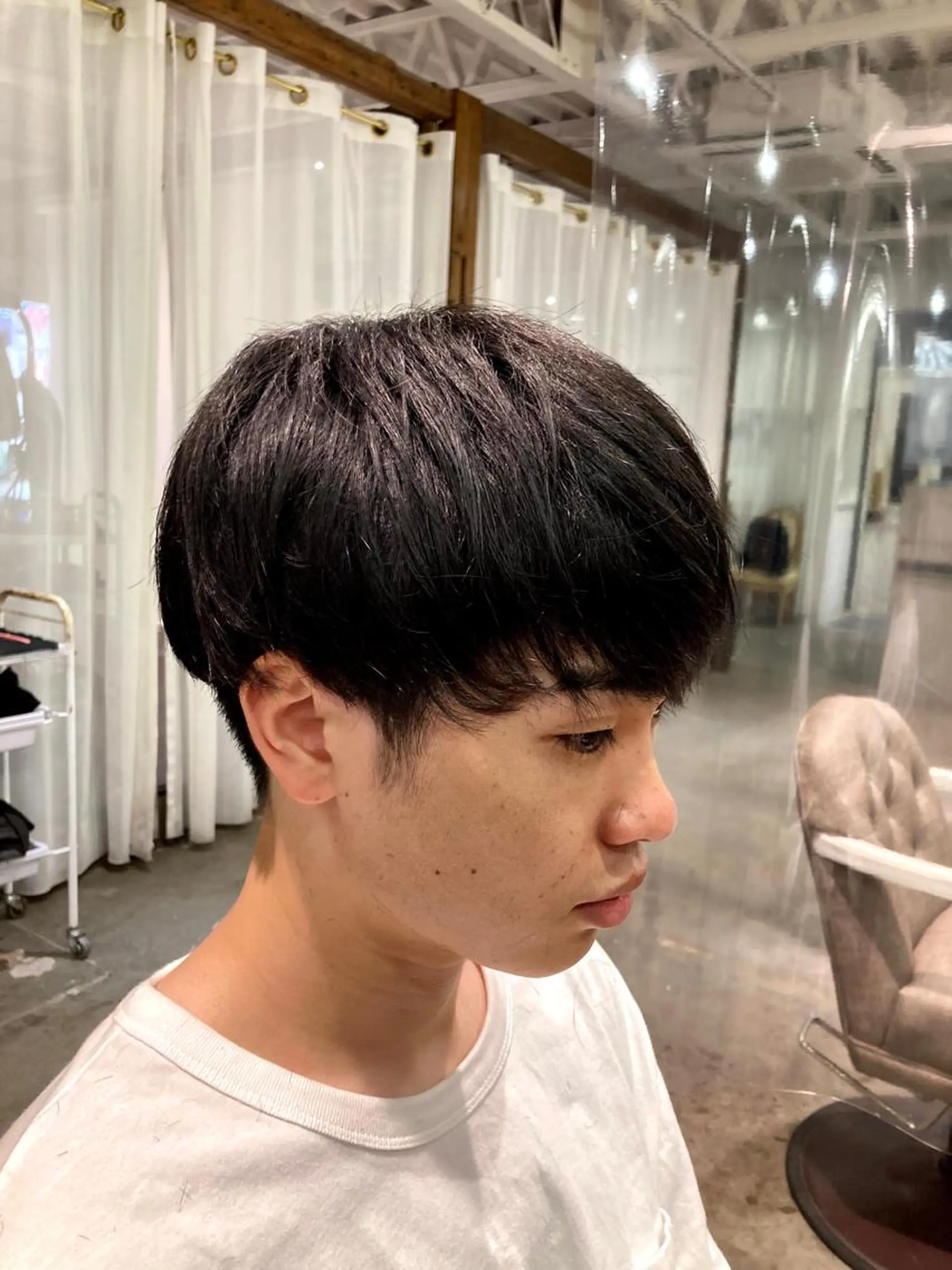 メンズ マッシュ mihoko/ ニュアンスパーマのヘアスタイル