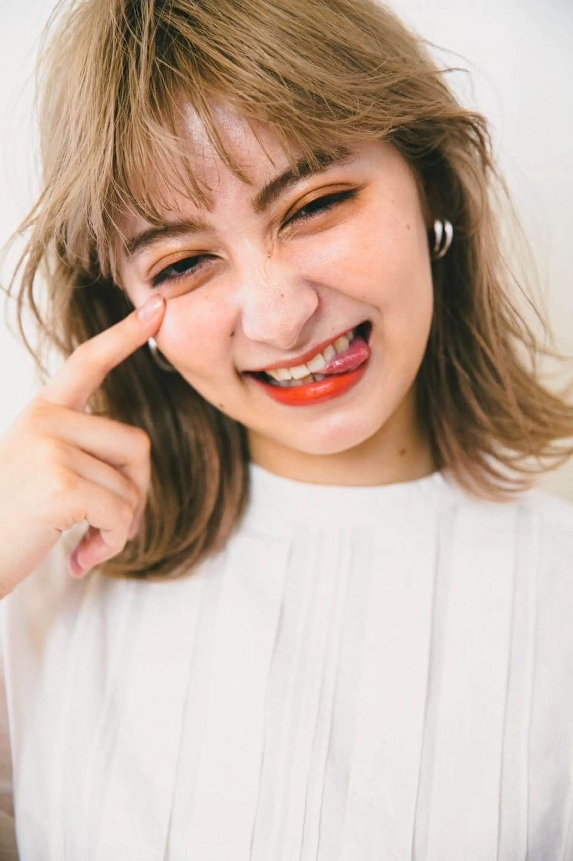 ミディアム カラー CLAN クランのヘアスタイル