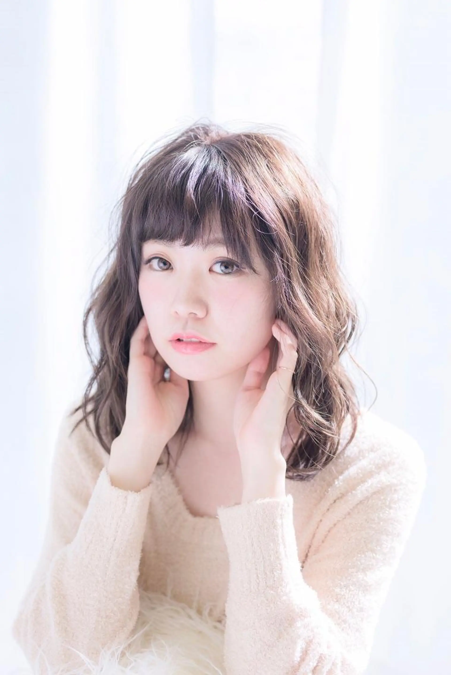 ミディアム カラー パーマ 山下 直人のヘアスタイル