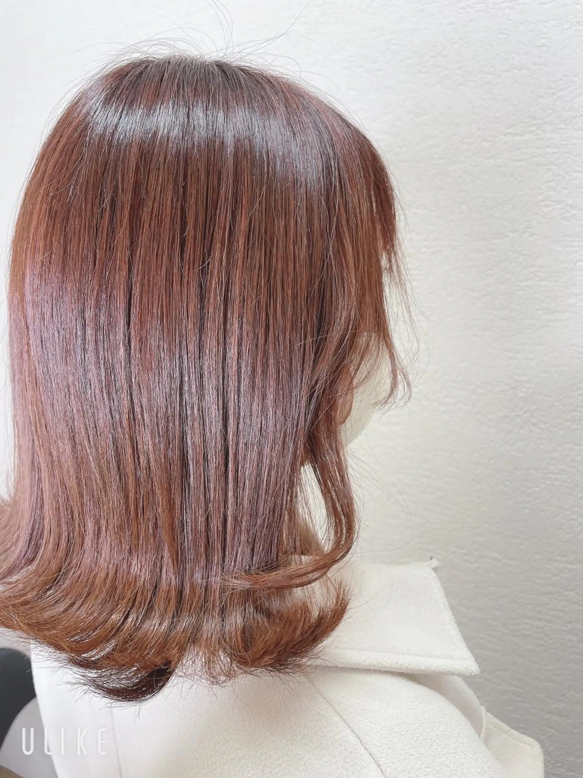 セミロング カラー ブラウンカラー ハイライトカラー オレンジ オレンジブラウン ハイライト カット ヘアカラー トリートメント ❣️モードケイズ塚口 和田一将のヘアスタイル