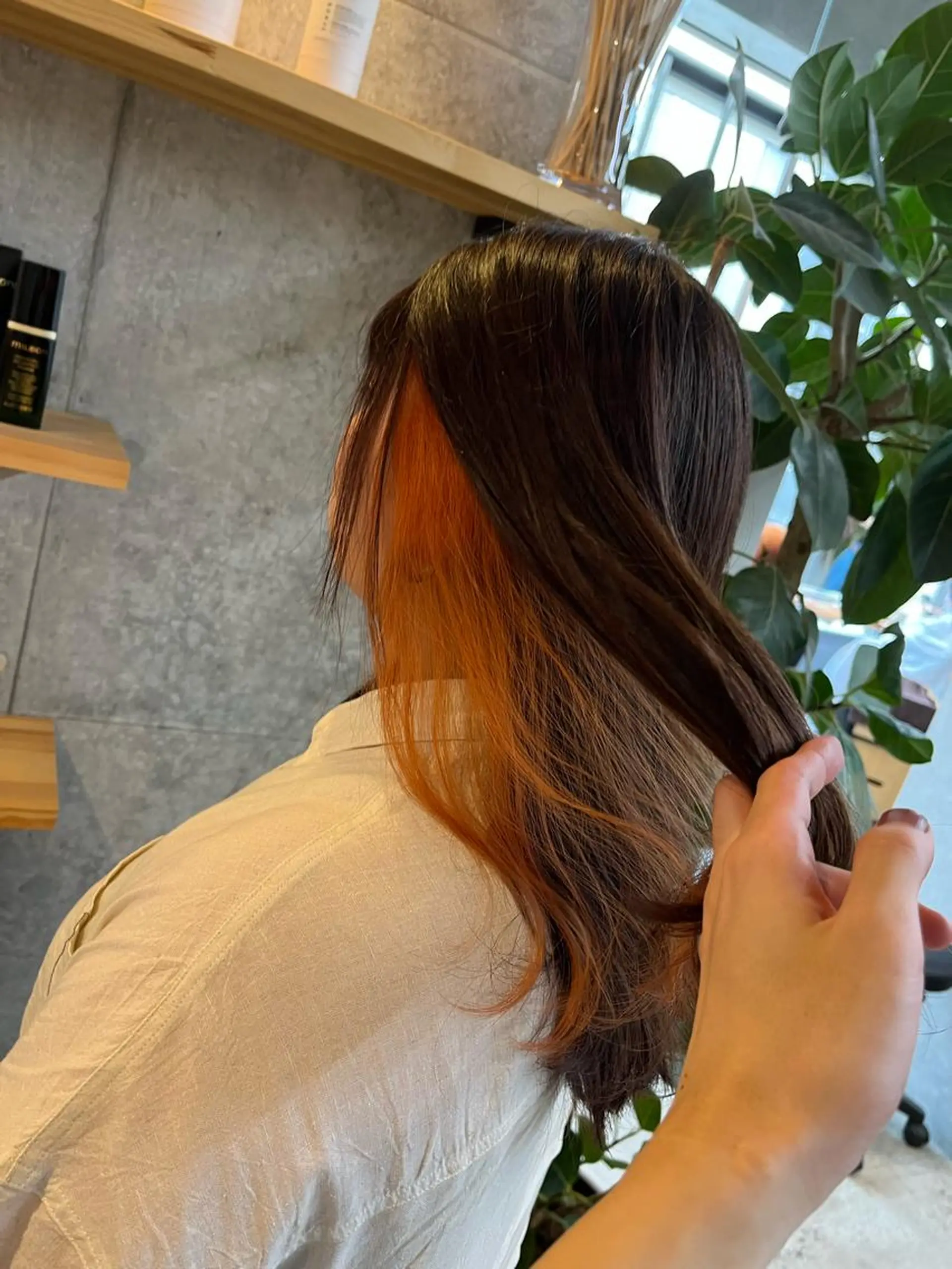 ミディアム カラー ヘアカラー ハイトーンカラ ー/小川のヘアスタイル