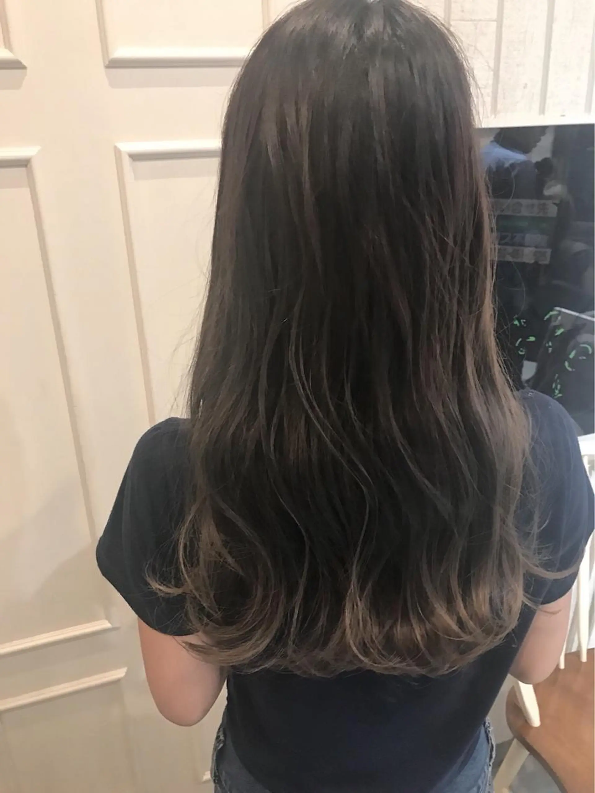 セミロング カラー グレージュ シアーグレージュ 🫟Blanco🫟 Color&Careのヘアスタイル