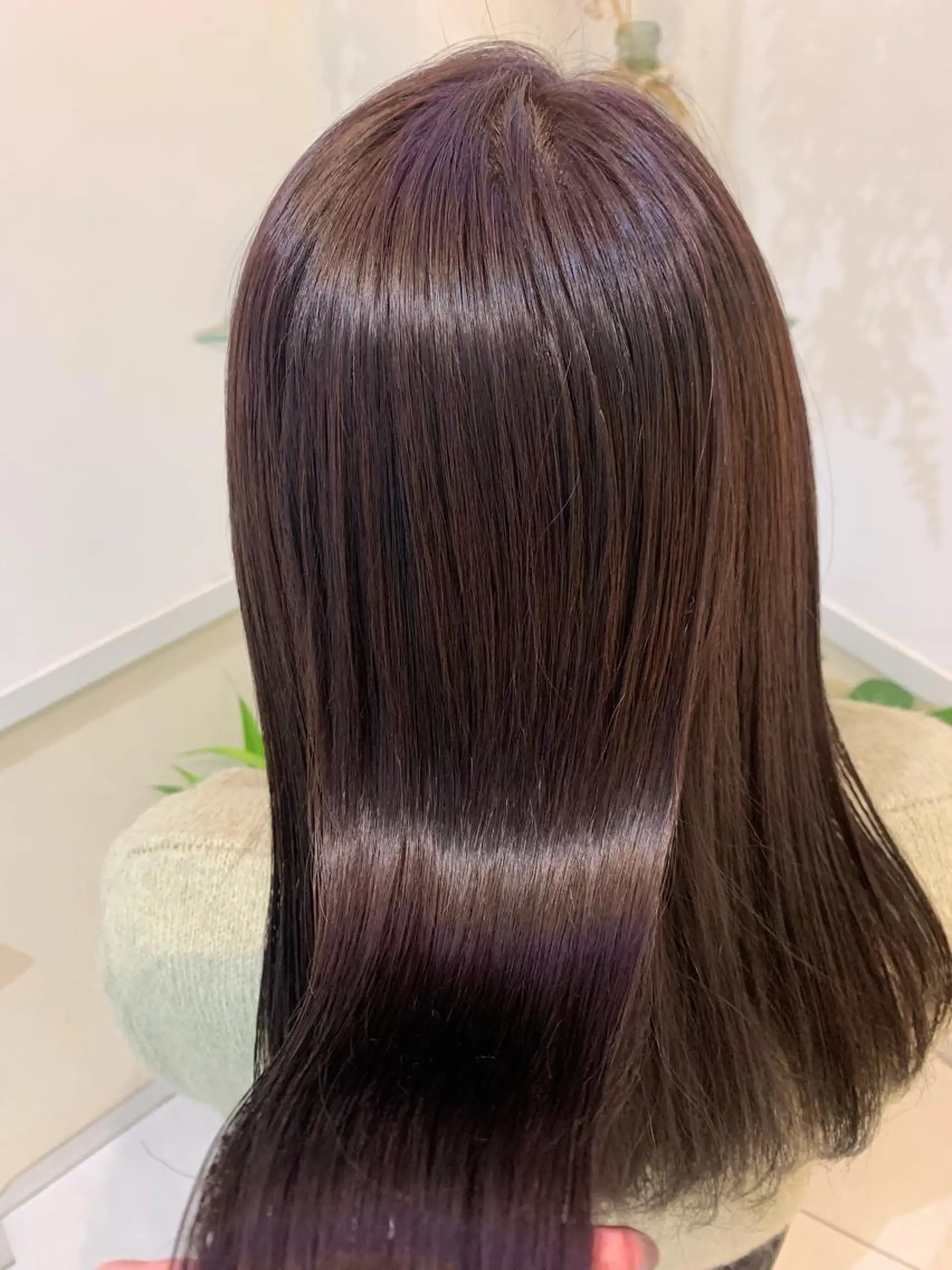 カラー ブリーチしない暖色 カラー🥀杉 優菜のヘアスタイル