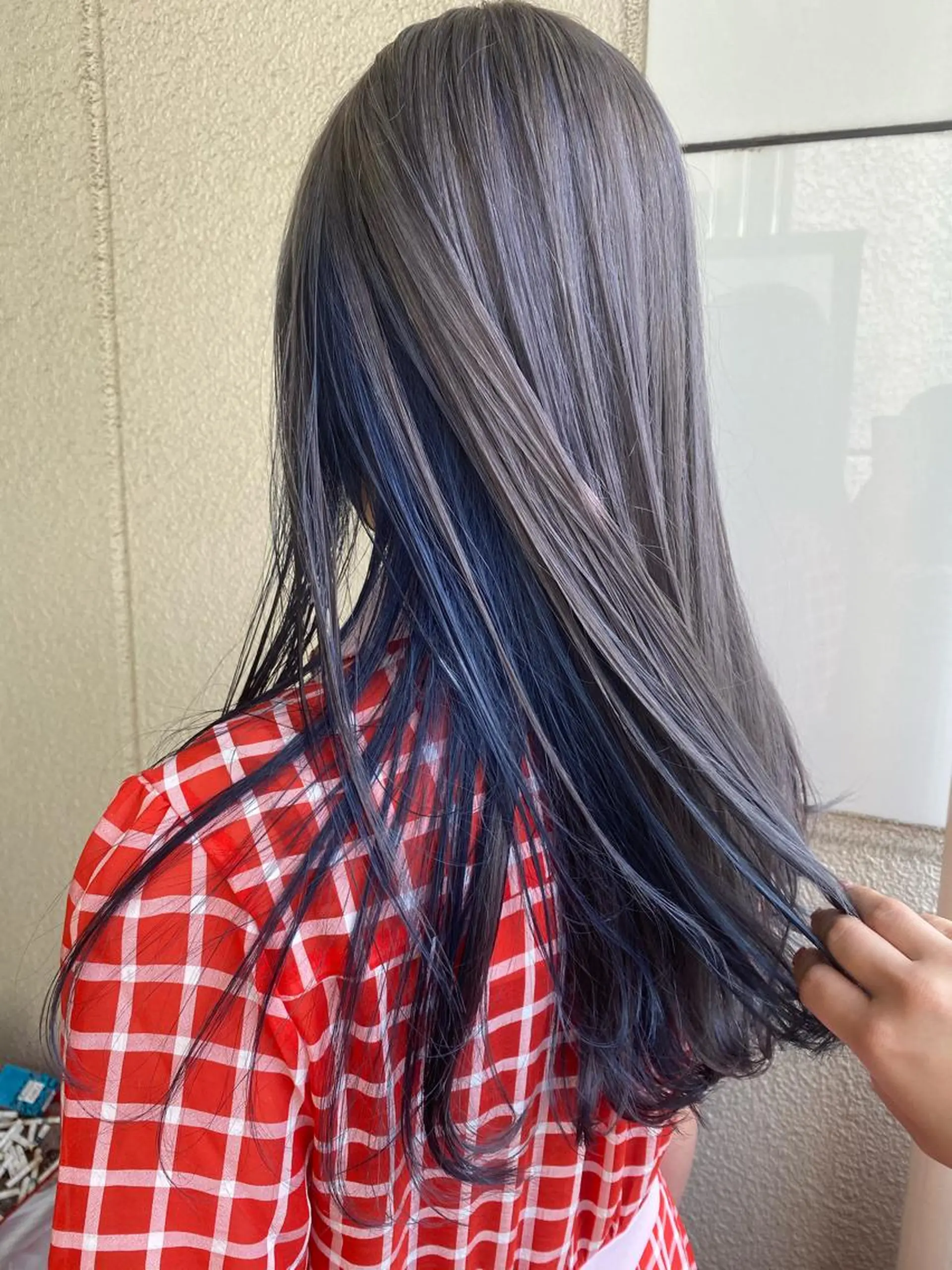 ロング カラー パーマ ヘアアレンジ メンズ キッズ ネイル マツエク・マツパ メンズハイトーン メンズインナーカラー ブルーカラー ダブルカラー ハイトーンカラー ヘアカラー 🌈デザインヘア職人 Kaede🌈のヘアスタイル