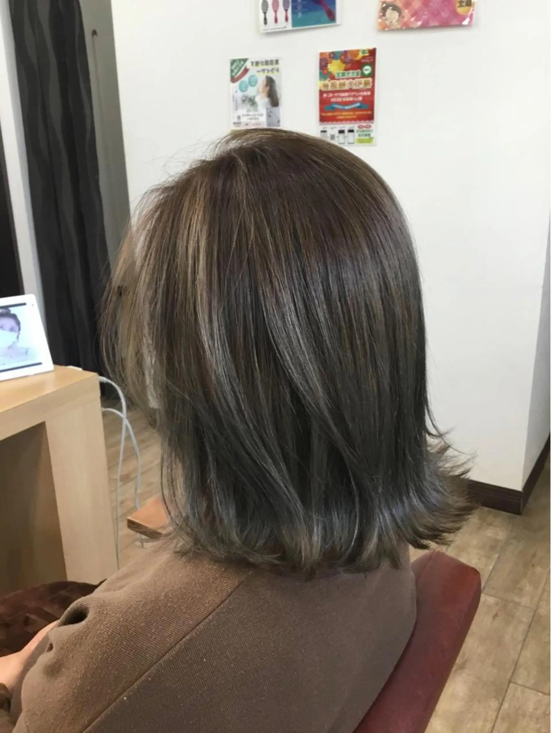 セミロング ボブ 外ハネヘア カット トリートメント 🌼ショートヘア🌼 あいだ かずみのヘアスタイル