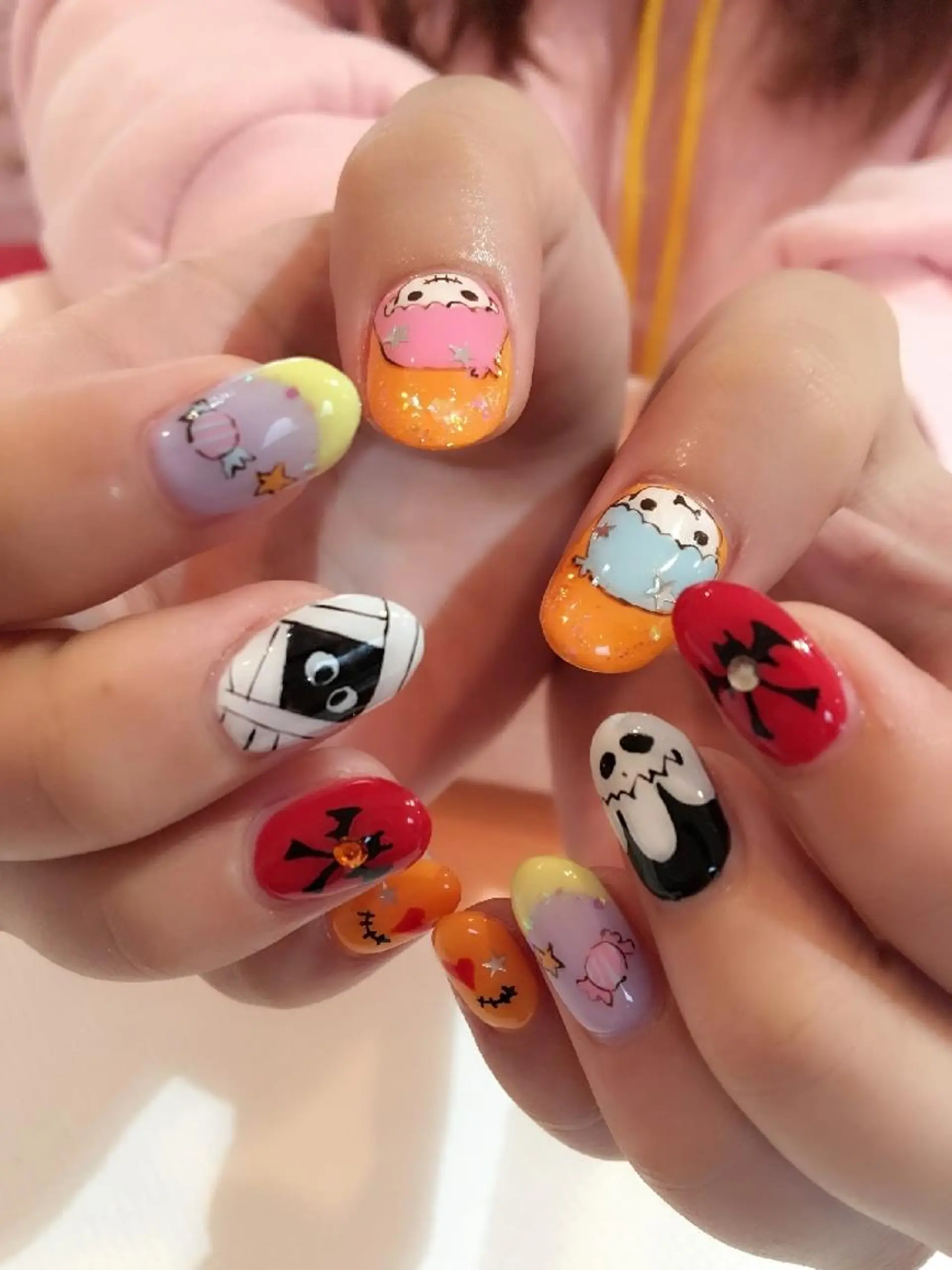 ネイル ハンドネイル あ きのネイルデザイン