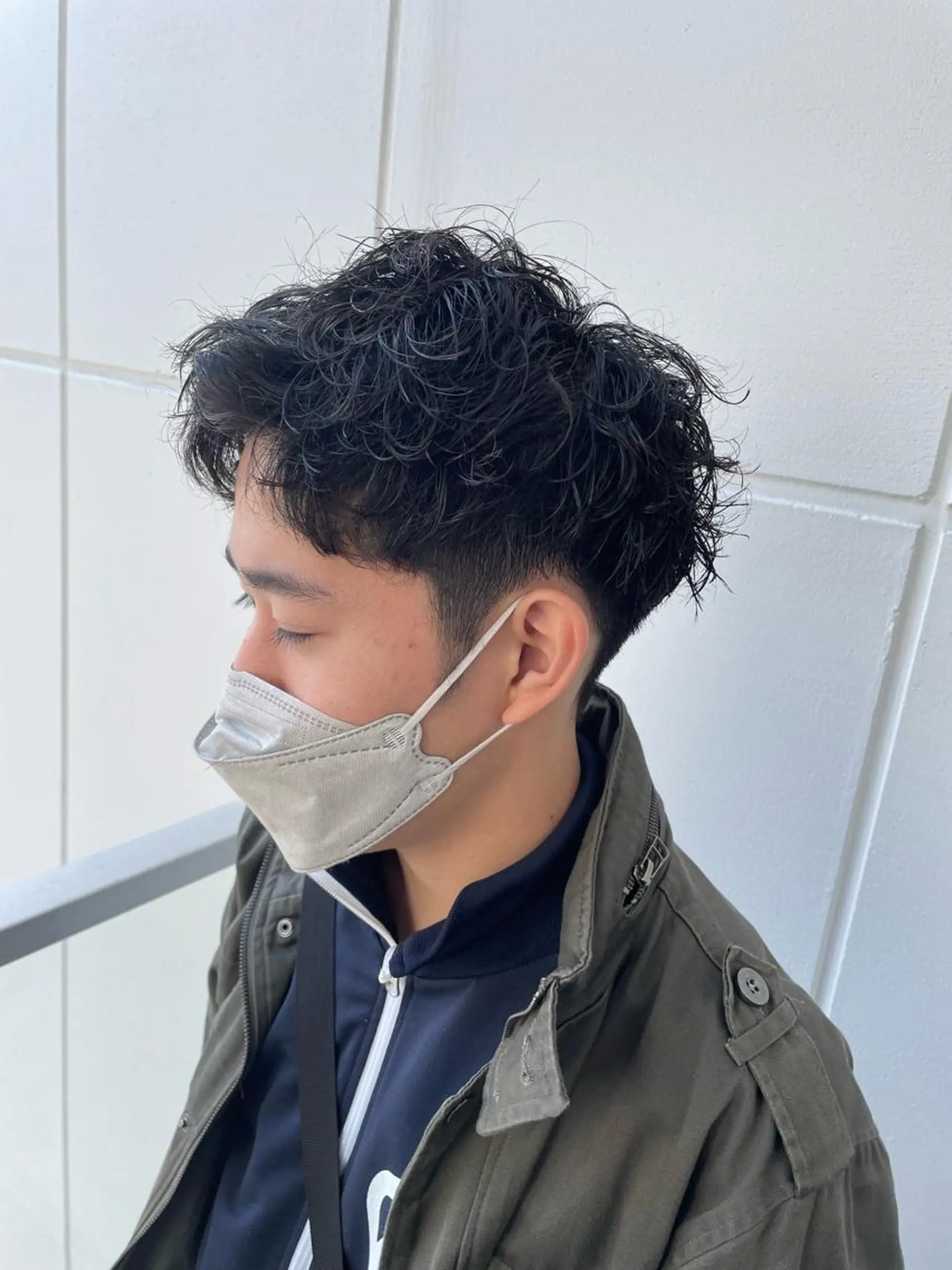 ショート パーマ メンズ カット パーマ 辻堂メンズ特化 YU-YAのヘアスタイル